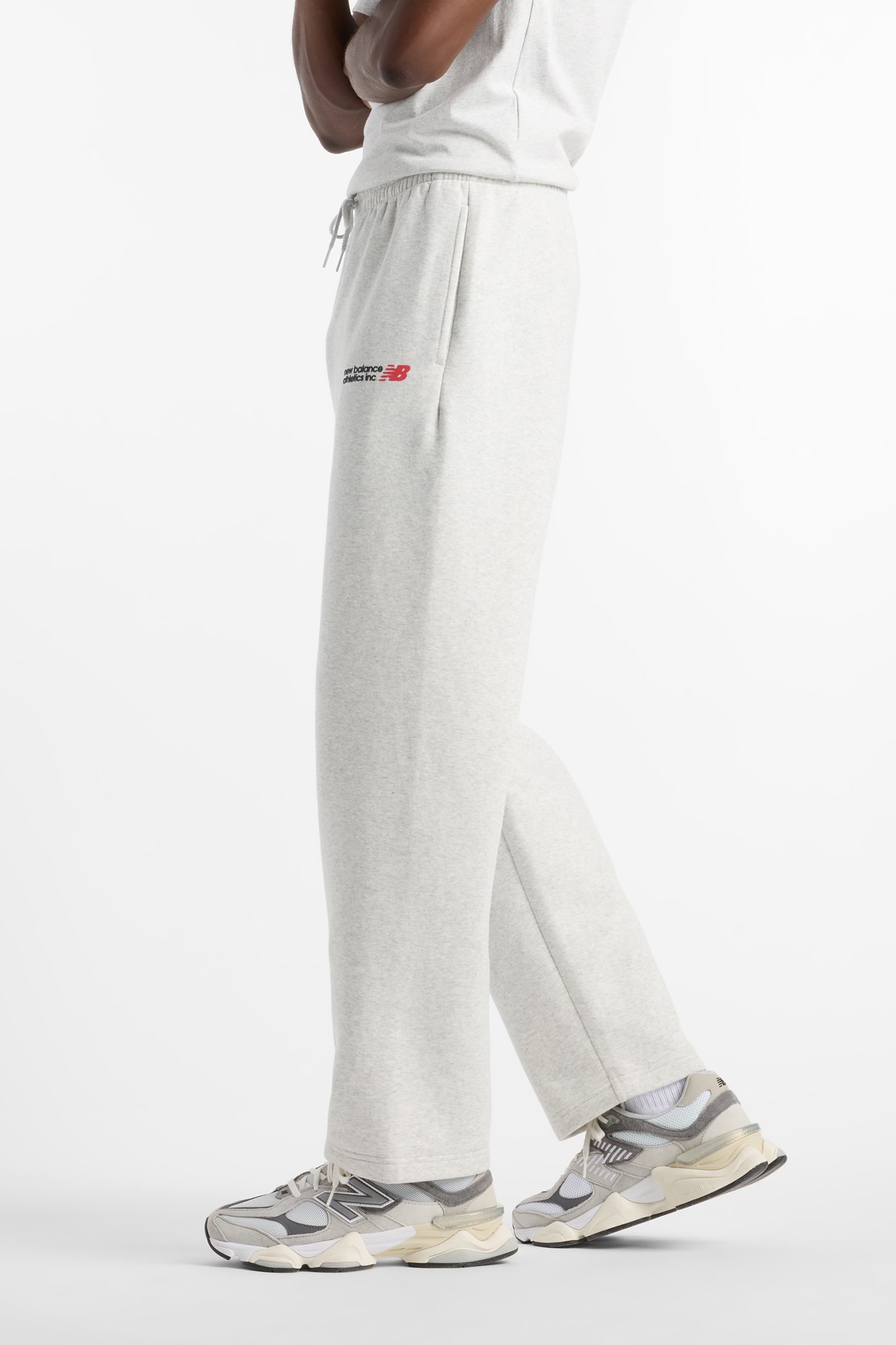 STRAIGHT LEG SWEATPANTS IN GREY 4