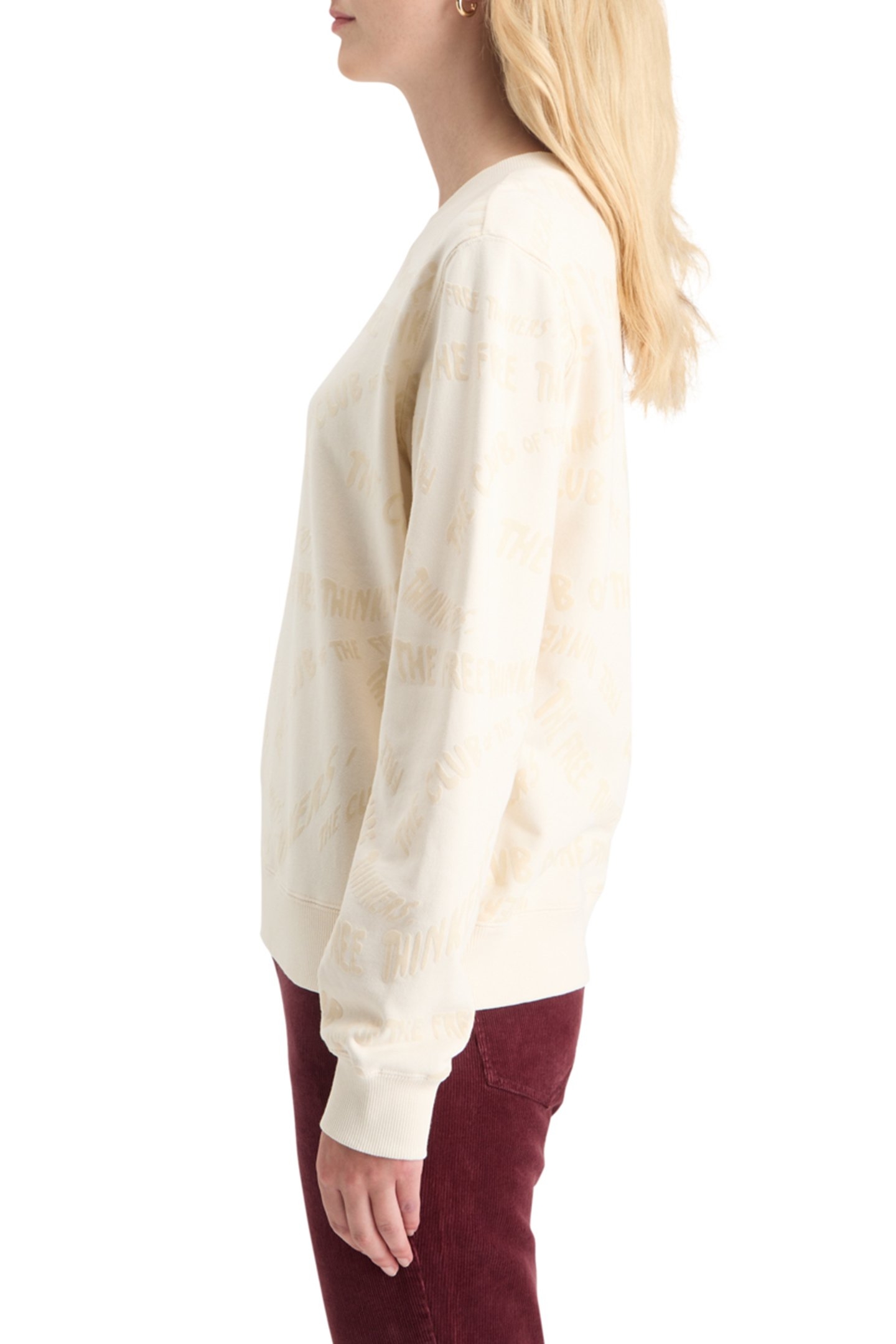 FLOCK AOP REGULAR FIT SWEATSHIRT SOFT ICE 6