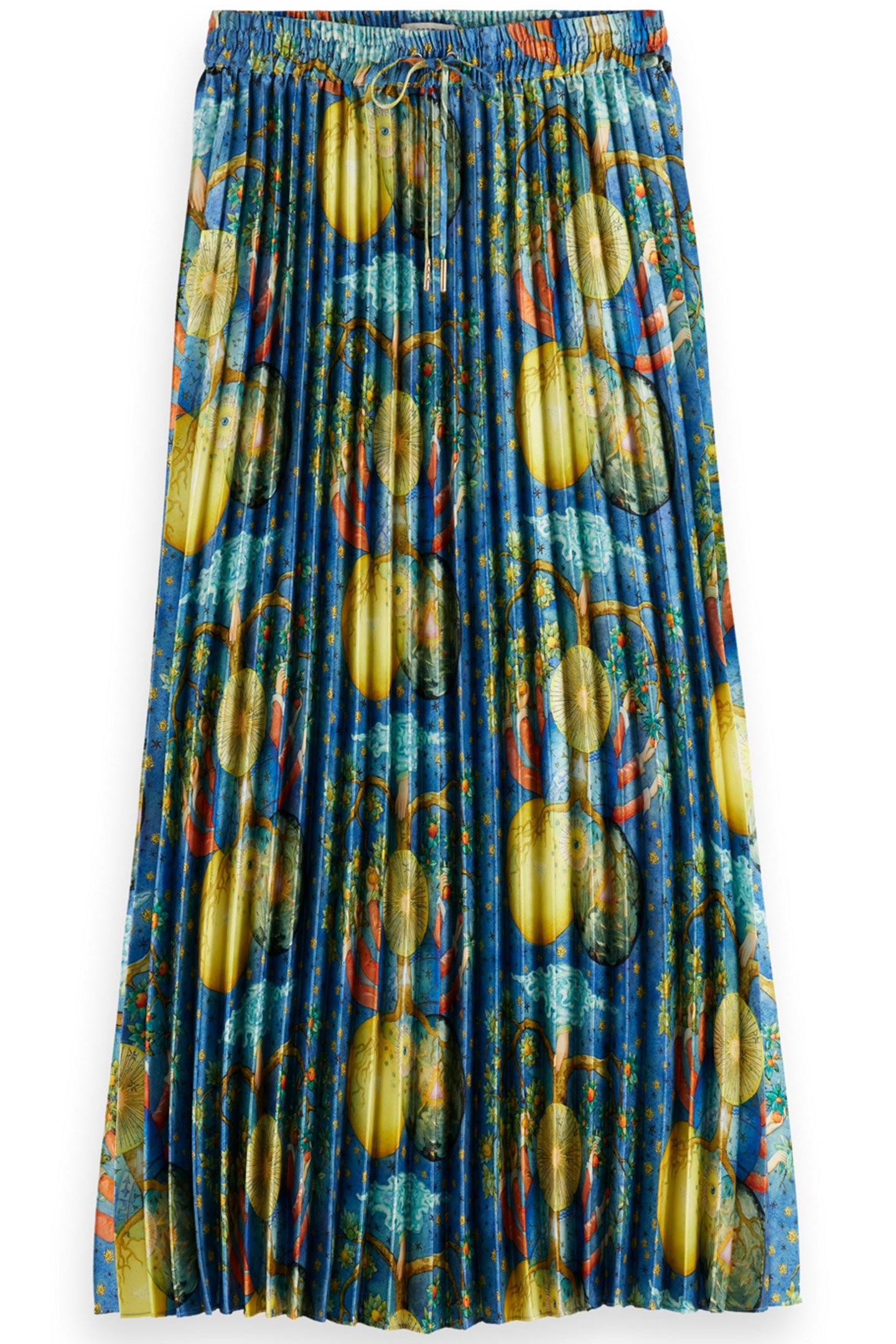 PLEATED PRINTED SKIRT EMBASSY TREE AOP 3
