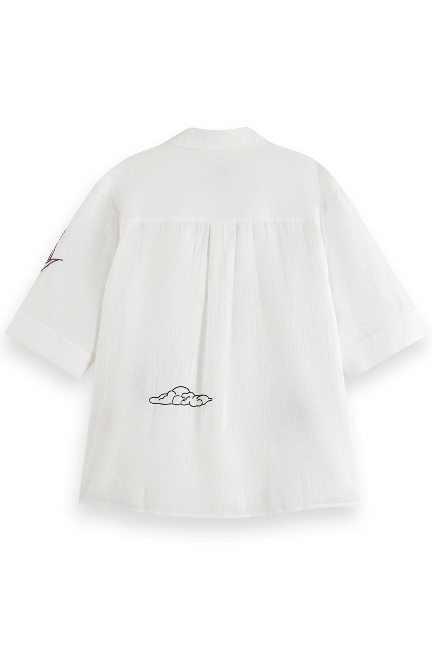 SS SHIRT WITH EMBROIDERY WHITE 5