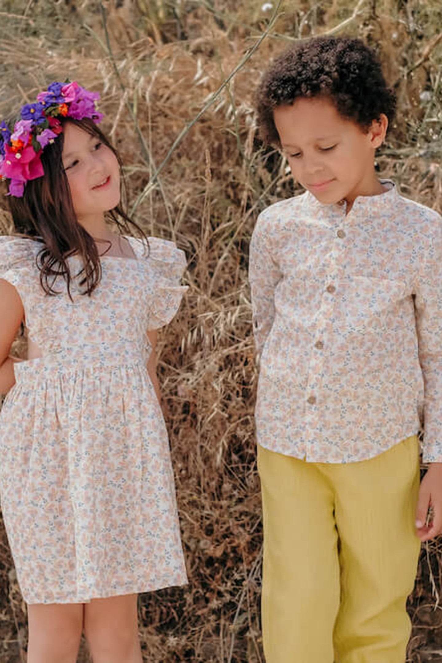 SHIRT AMOD CREAM PETALS 5