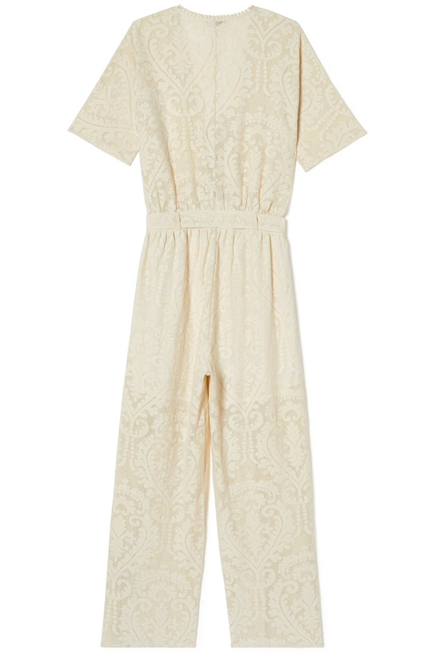 JUMPSUIT TINA CREAM BAROQUE LACE 2