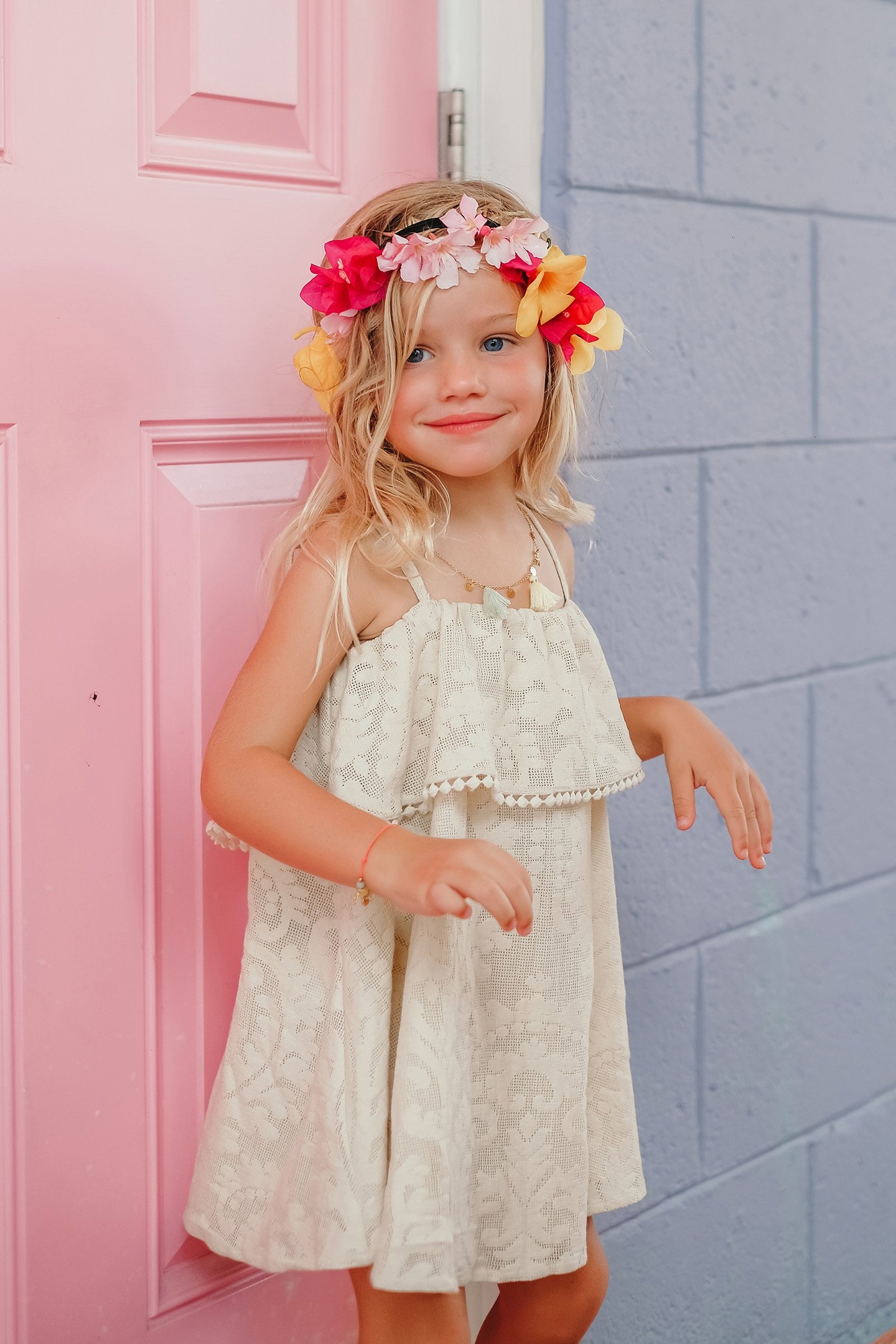 DRESS METEPEC CREAM BAROQUE LACE 1