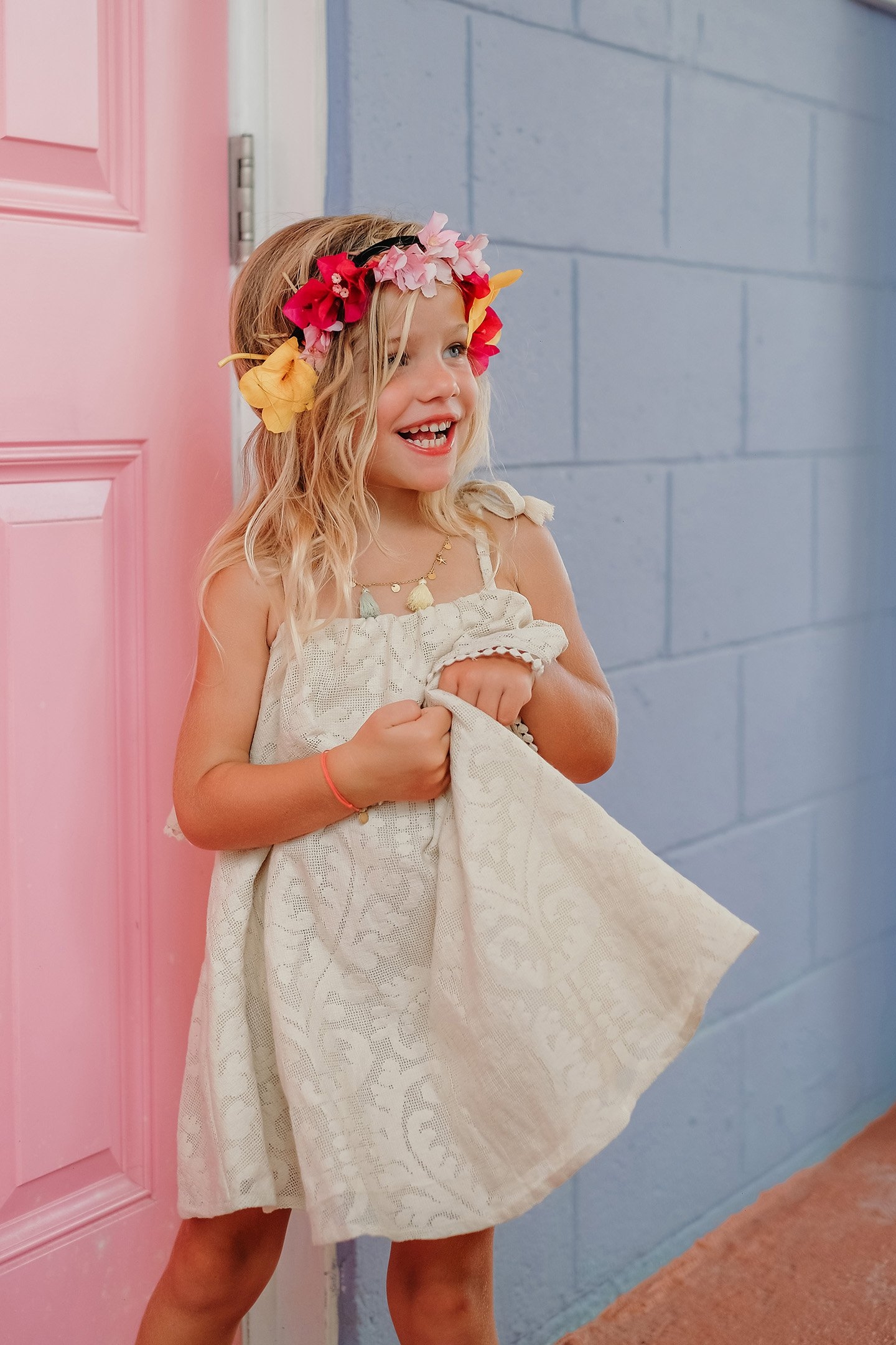 DRESS METEPEC CREAM BAROQUE LACE 4