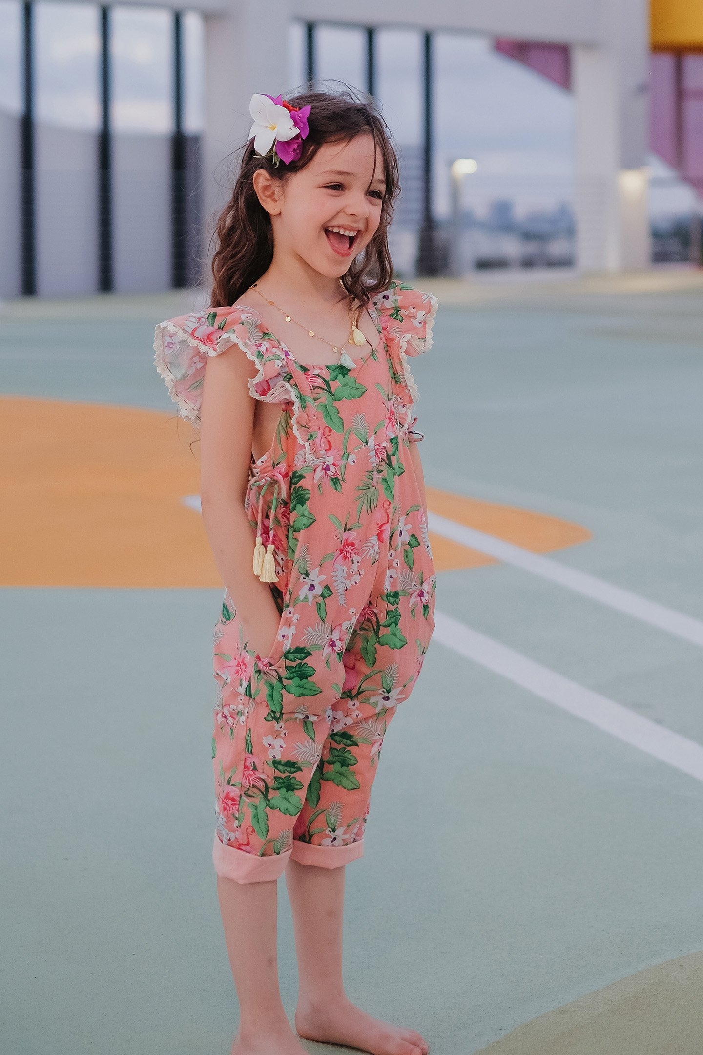 OVERALLS TALIA SIENNA FLAMINGO 1