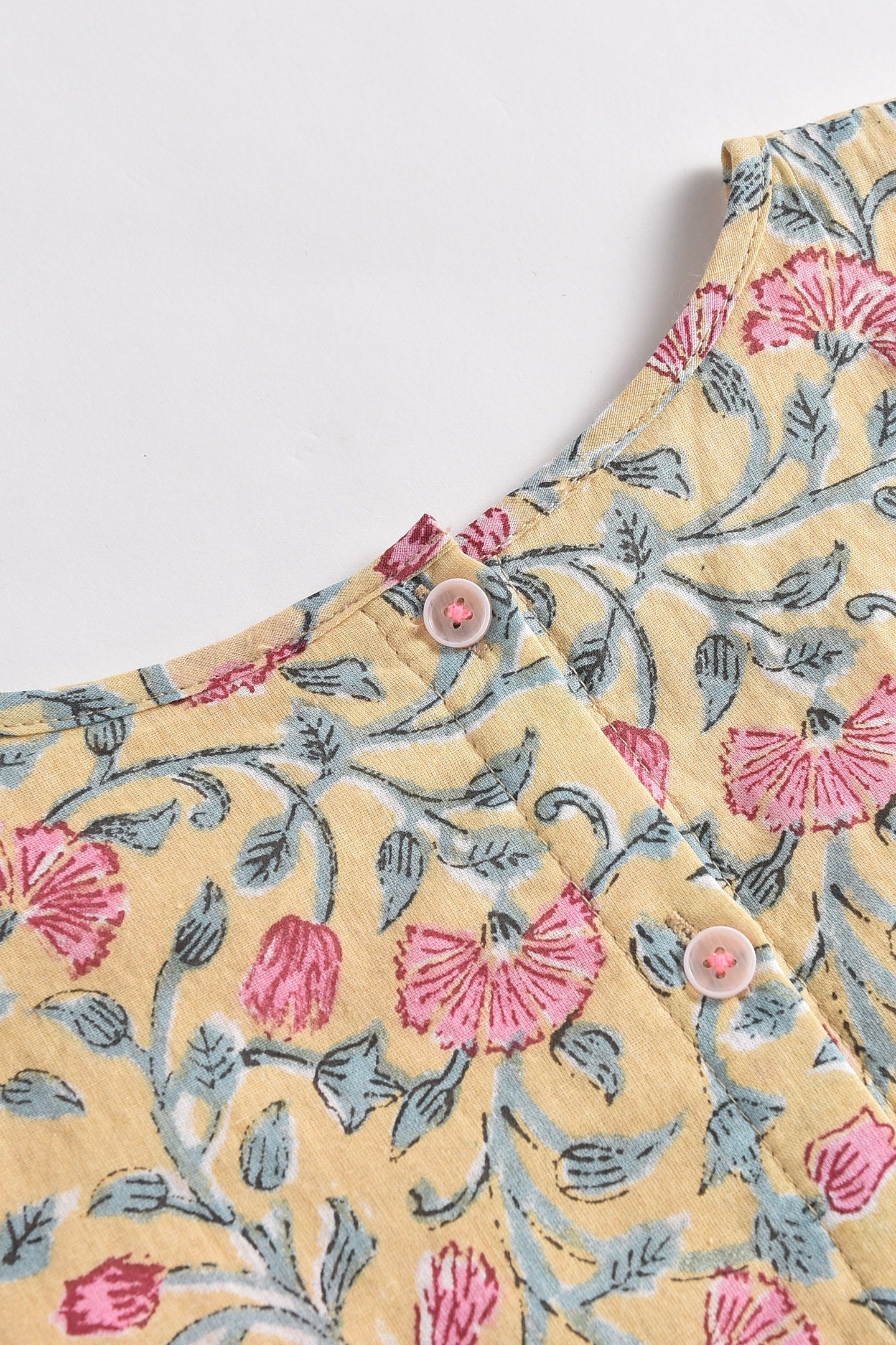 BLOUSE CAMPECHE LEMON FLOWERS 6