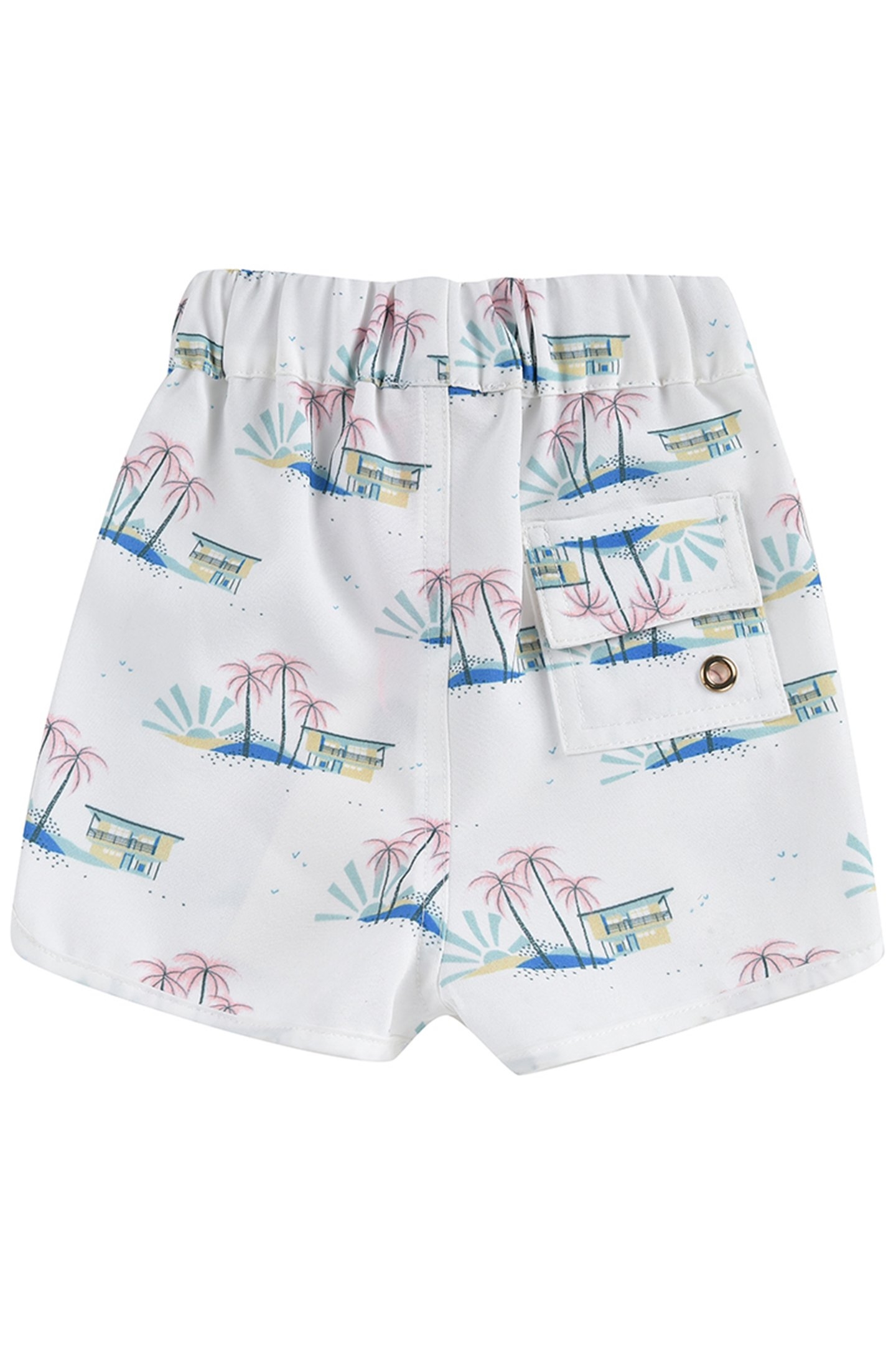 SWIM SHORTS ADERI OFF-WHITE HAWAII 2
