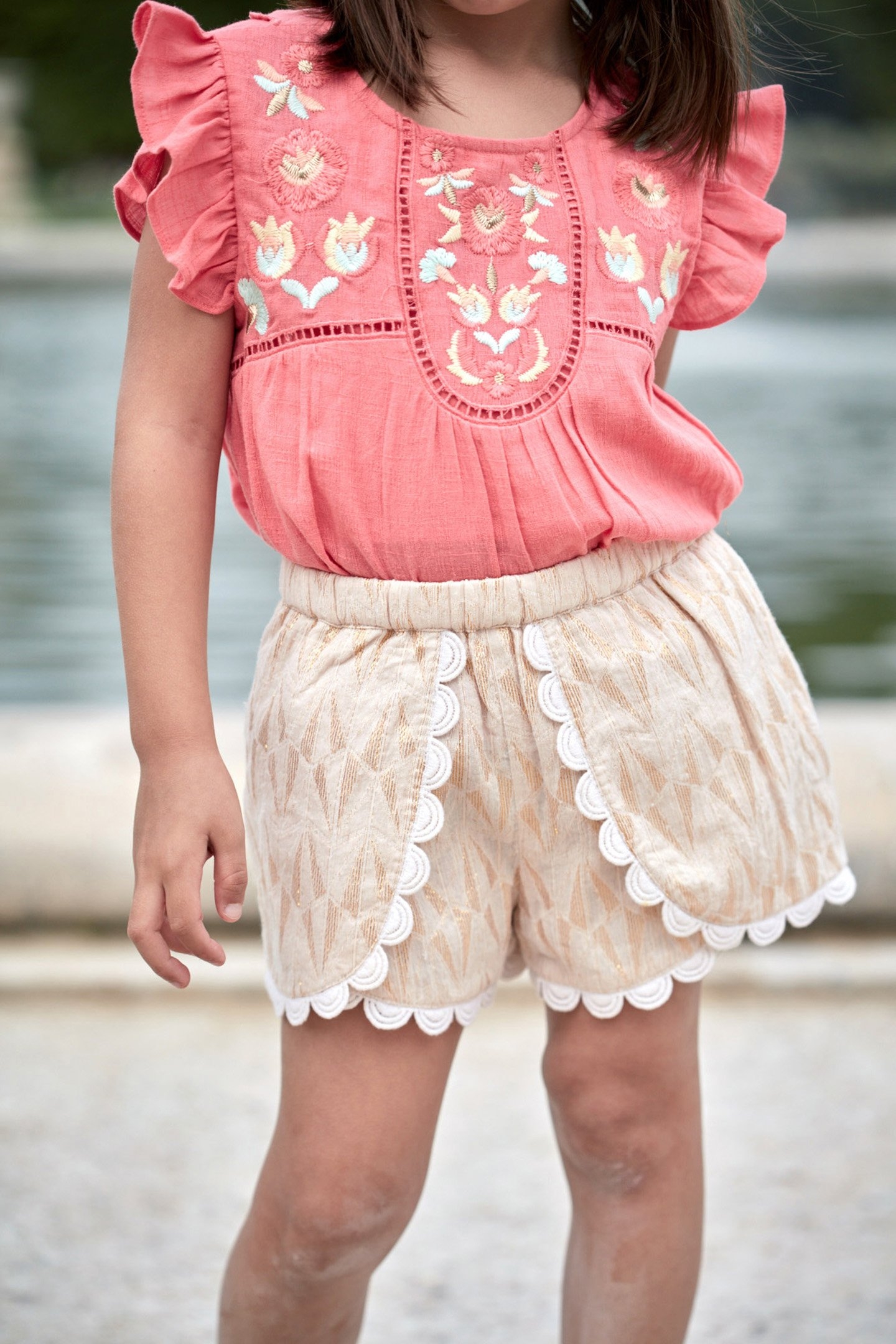 SHORTS SARATOGA BLUSH PSYCHE LUREX 1