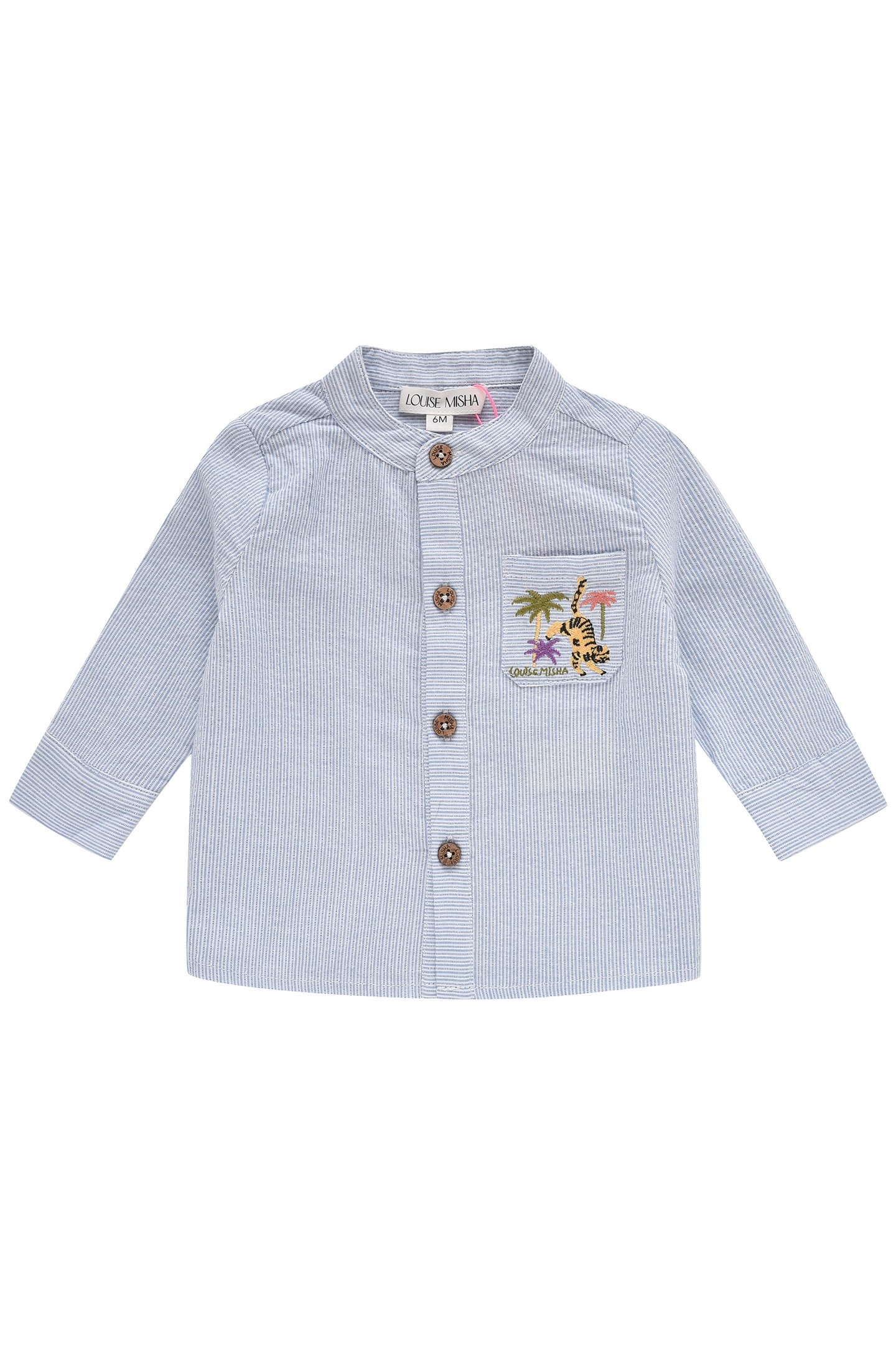 SHIRT AMOD BLUE STRIPES 1