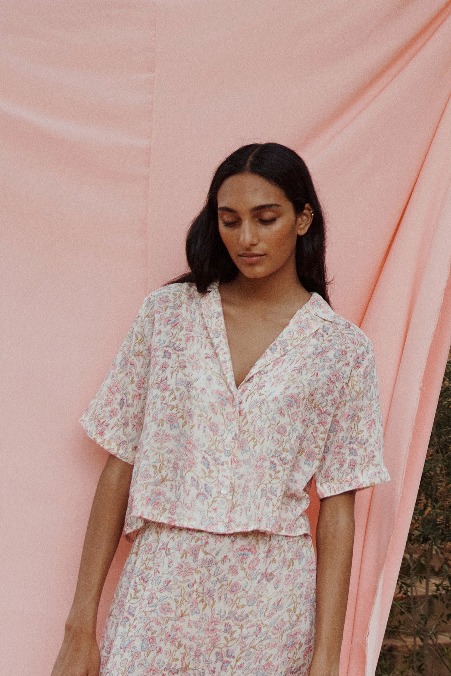 PAJAMAS SET LOUKA CREAM PADMA MUDRA 5