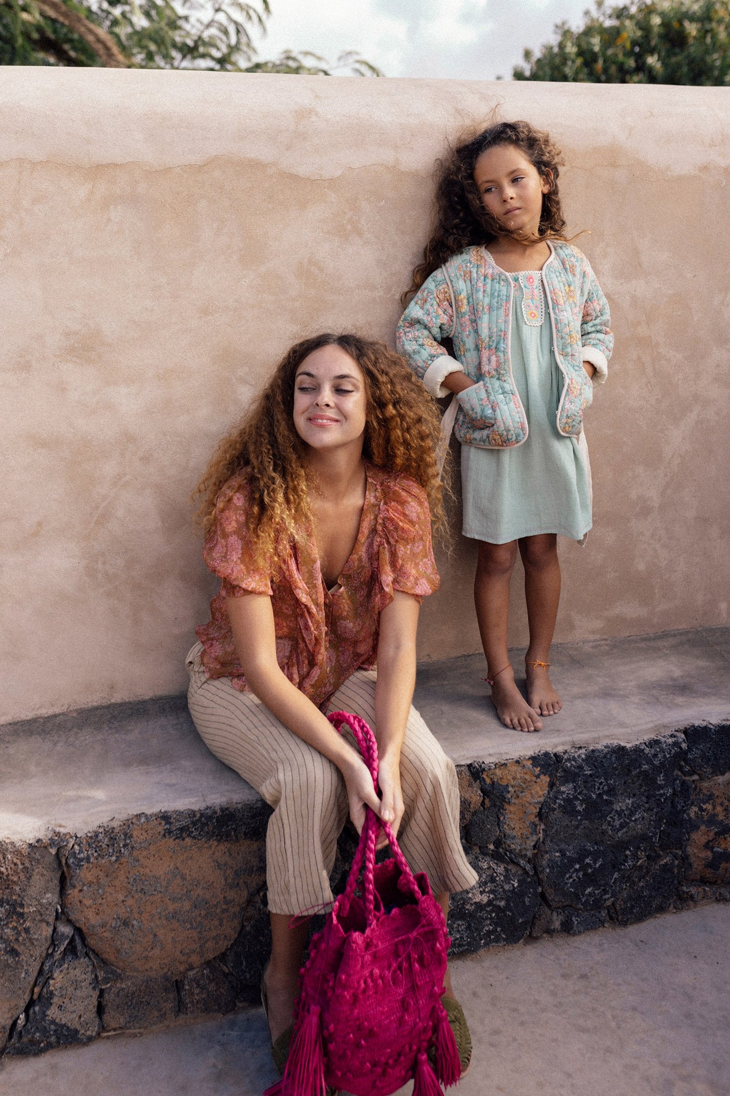 BLOUSE ALI BRONZE GARDEN FLOWER 6