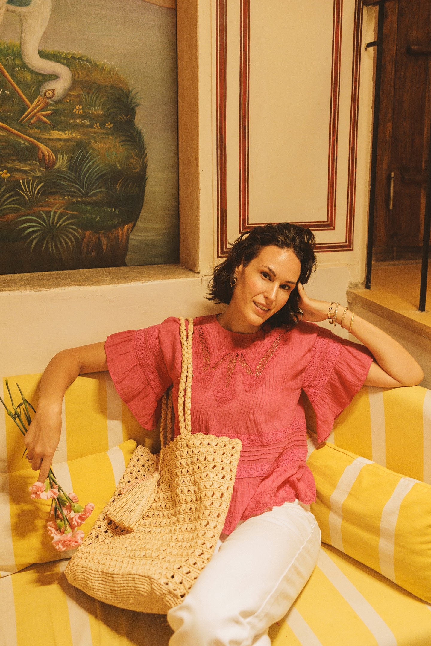 BLOUSE ALYANA FUSHIA 4