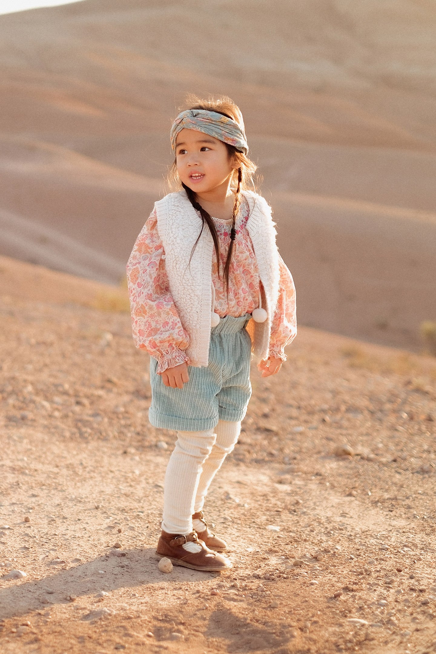 BLOUSE MAHINA CREAM FLOWER FIELDS 3