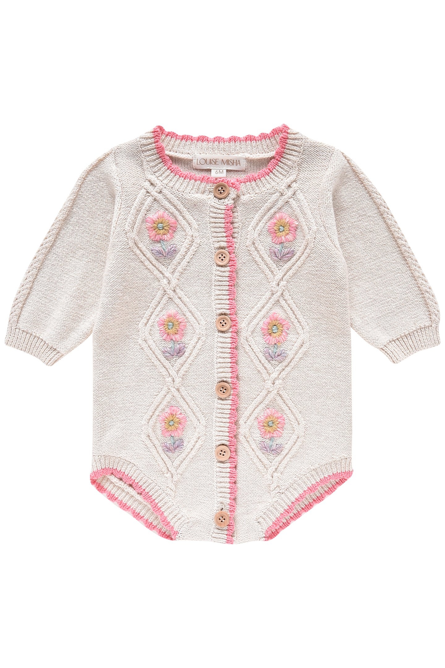 ROMPERS MYOSETTE CREAM MELANGED 2