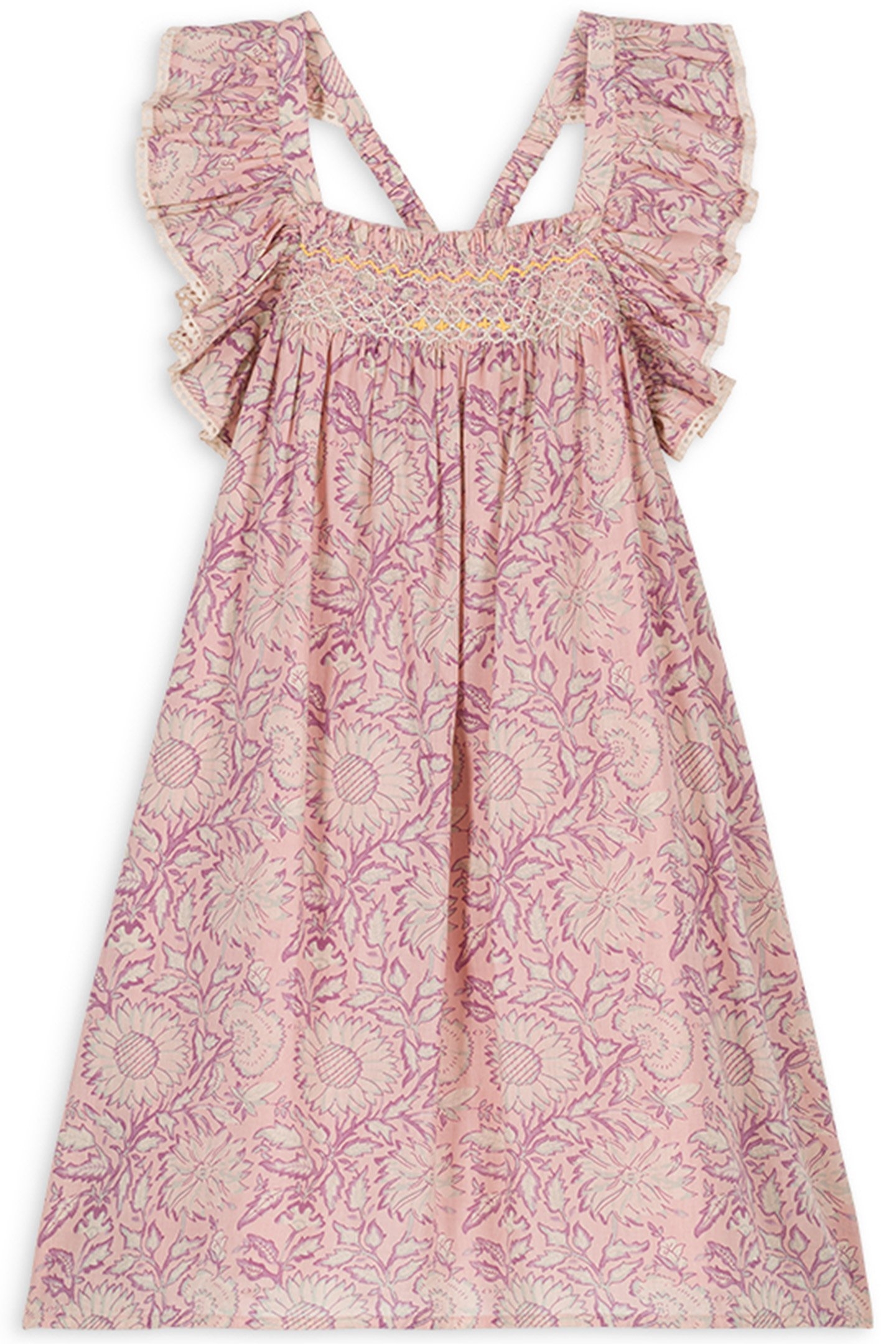 DRESS MYSTRALIA PINK DAISY GARDEN 1