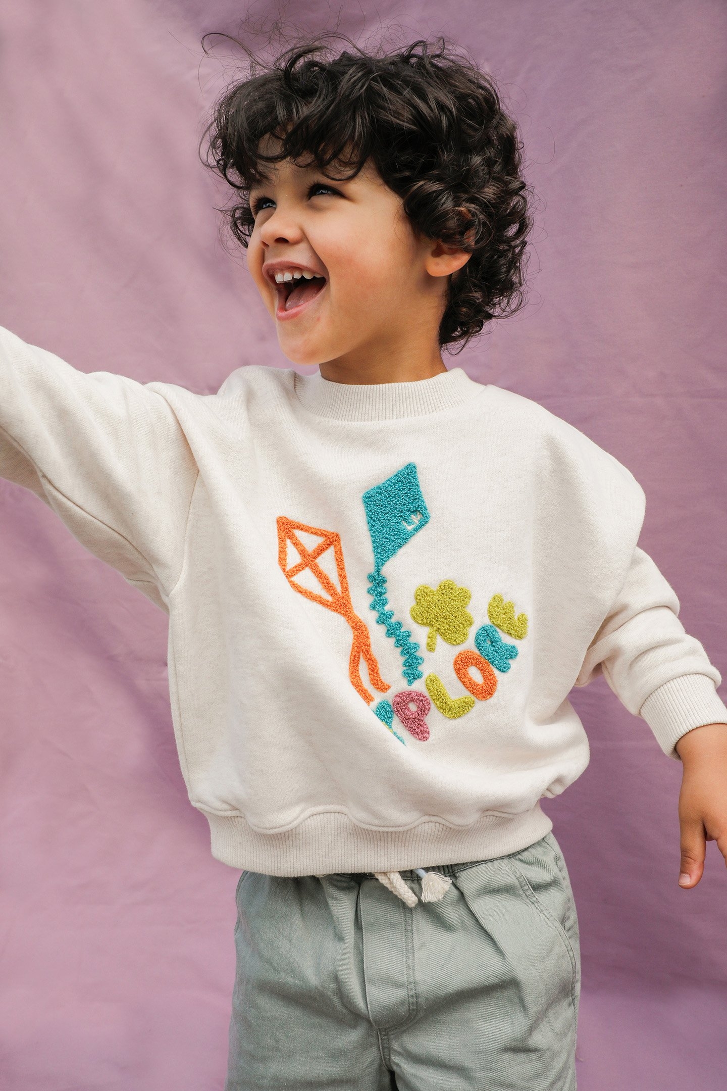 SWEATSHIRT HEATHER CREAM 4