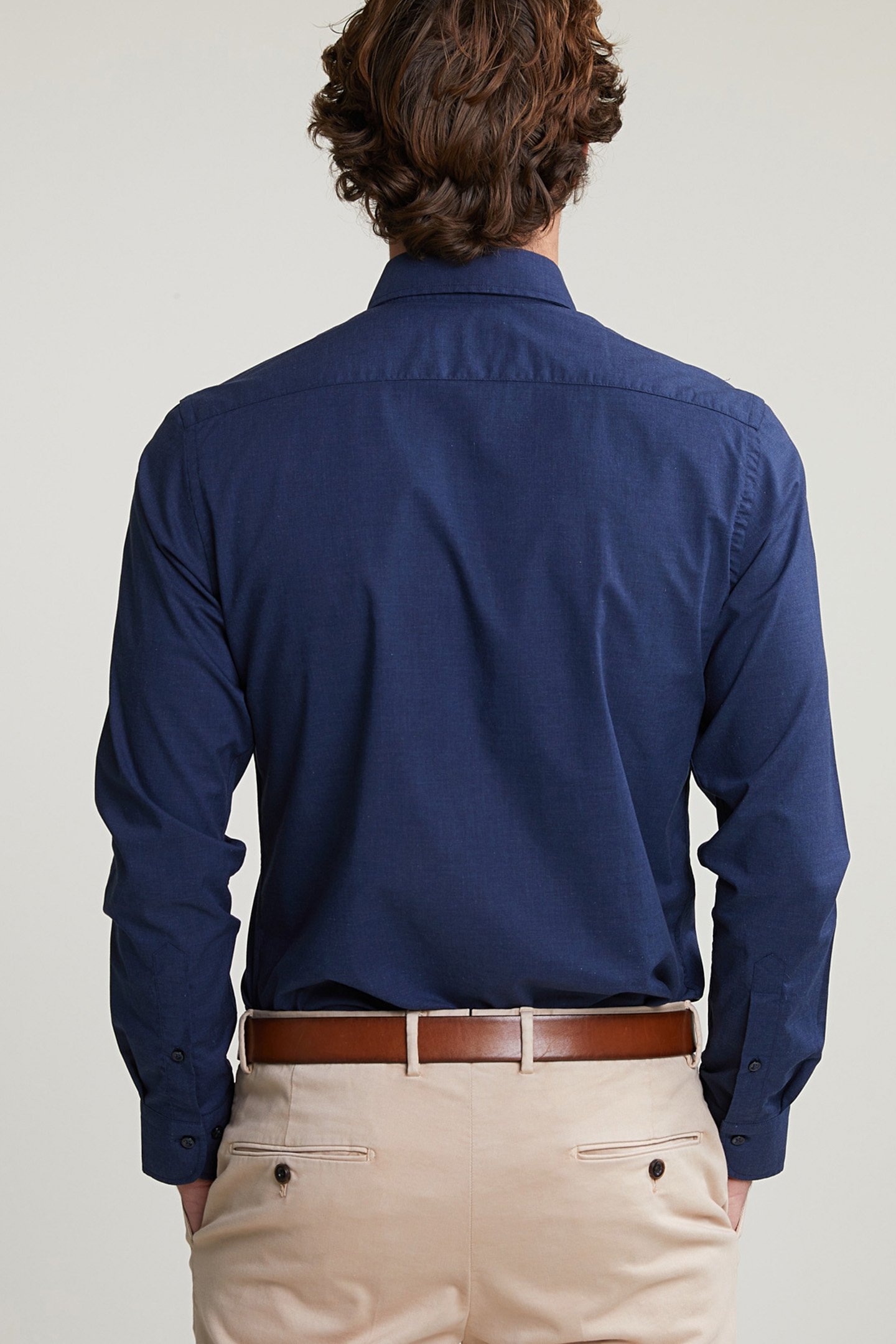 CUSTOM FIT UNI SHIRT BLUE 2