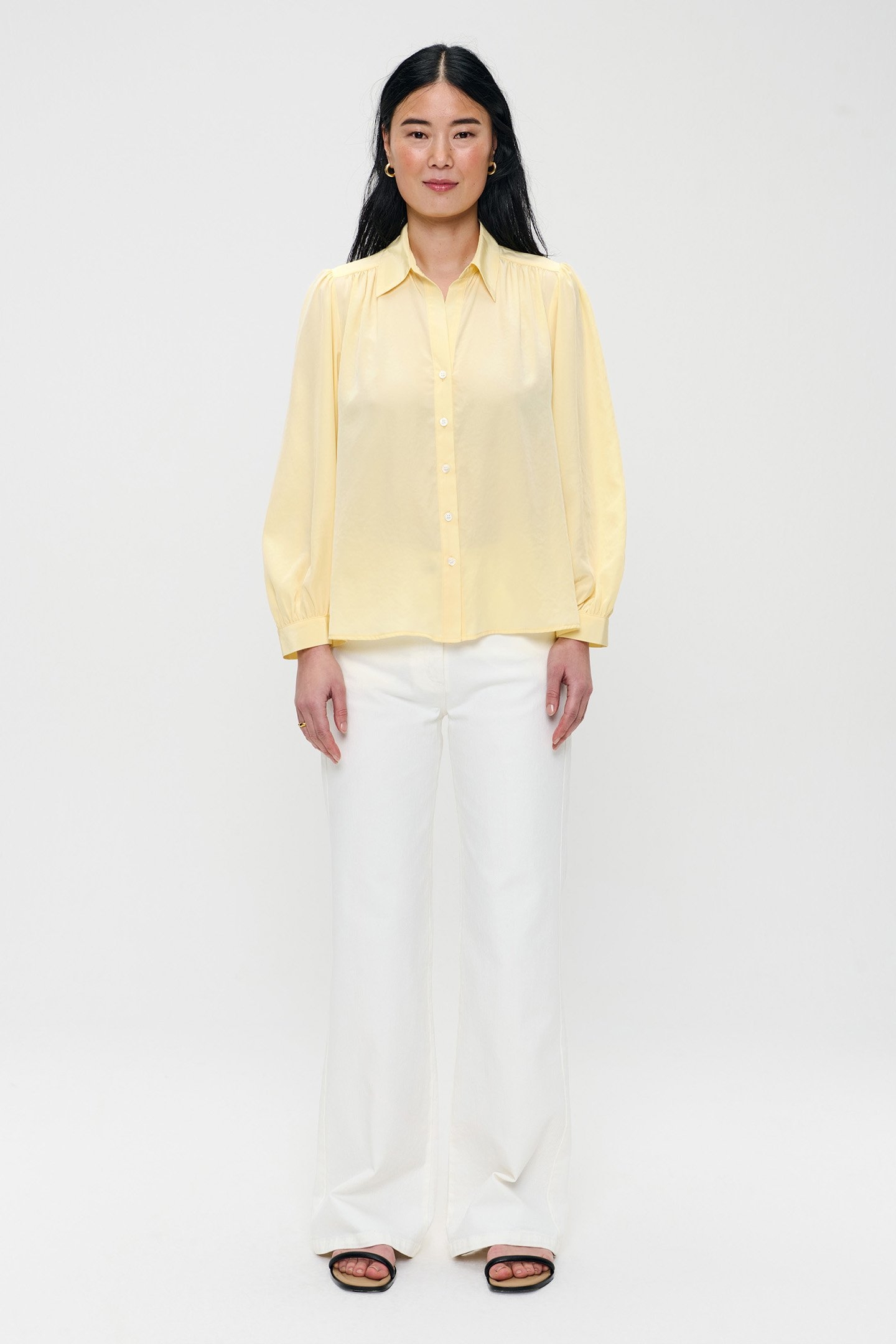 TECHNOSILK FLOWY BLOUSE CARAMELLO 3