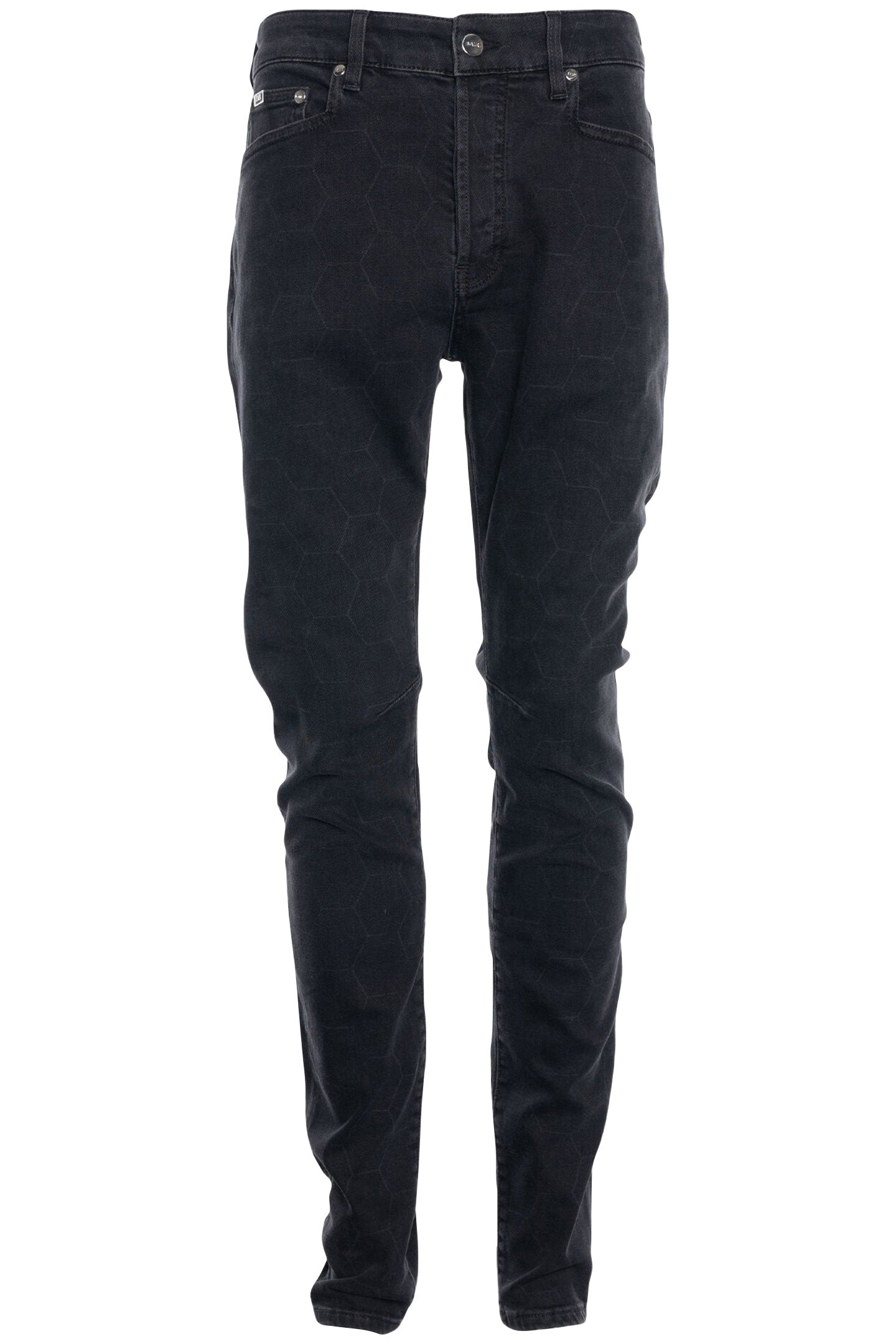 BALR. ALLOVER LASER HEXAGON JEANS SKINNY DENIM GREY 1