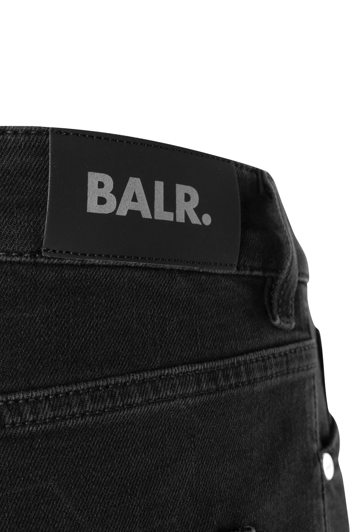 BALR. ALLOVER LASER HEXAGON JEANS SKINNY DENIM GREY 5