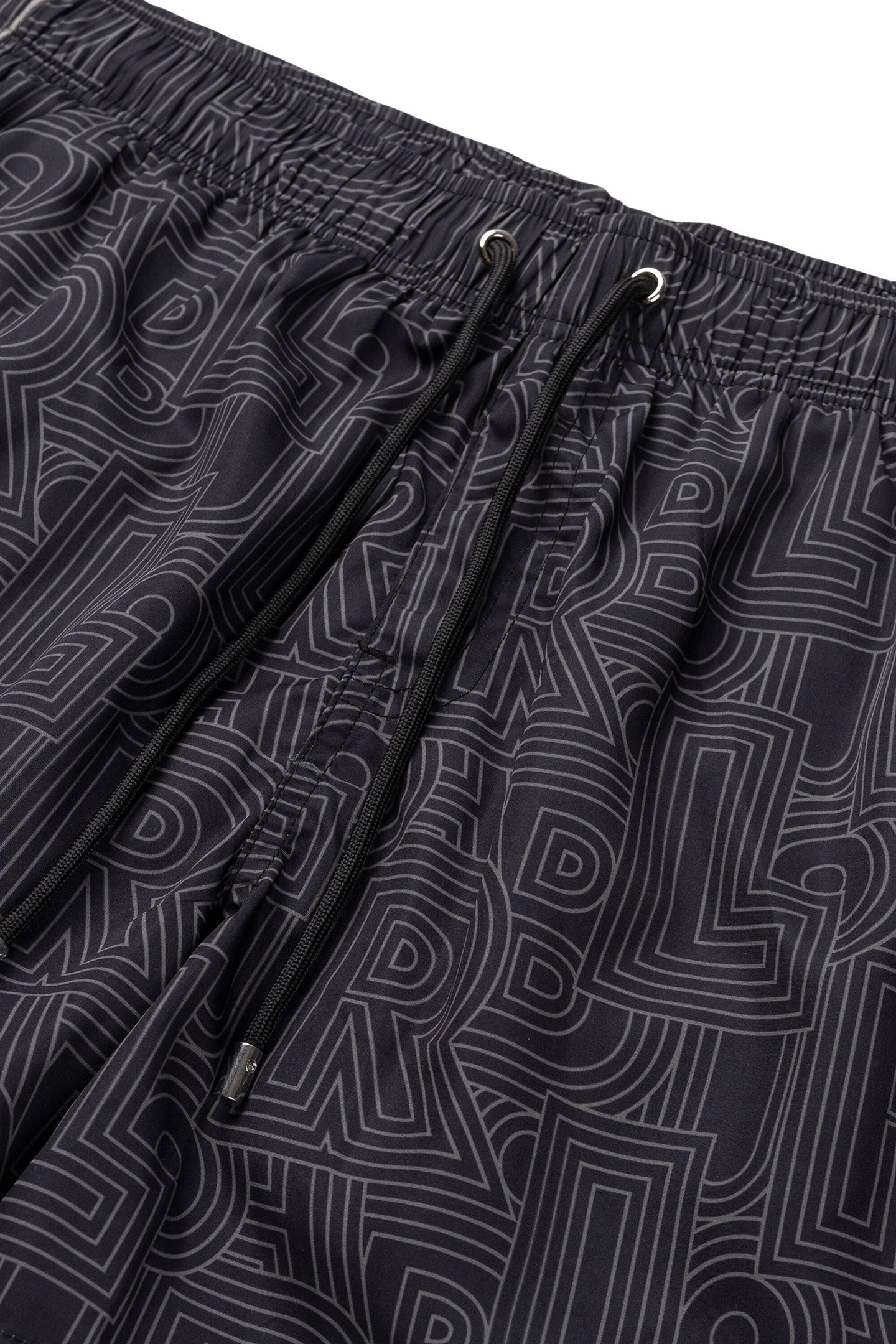 CLASSIC AOP TRACK SWIMSHORTS JET BLACK 6