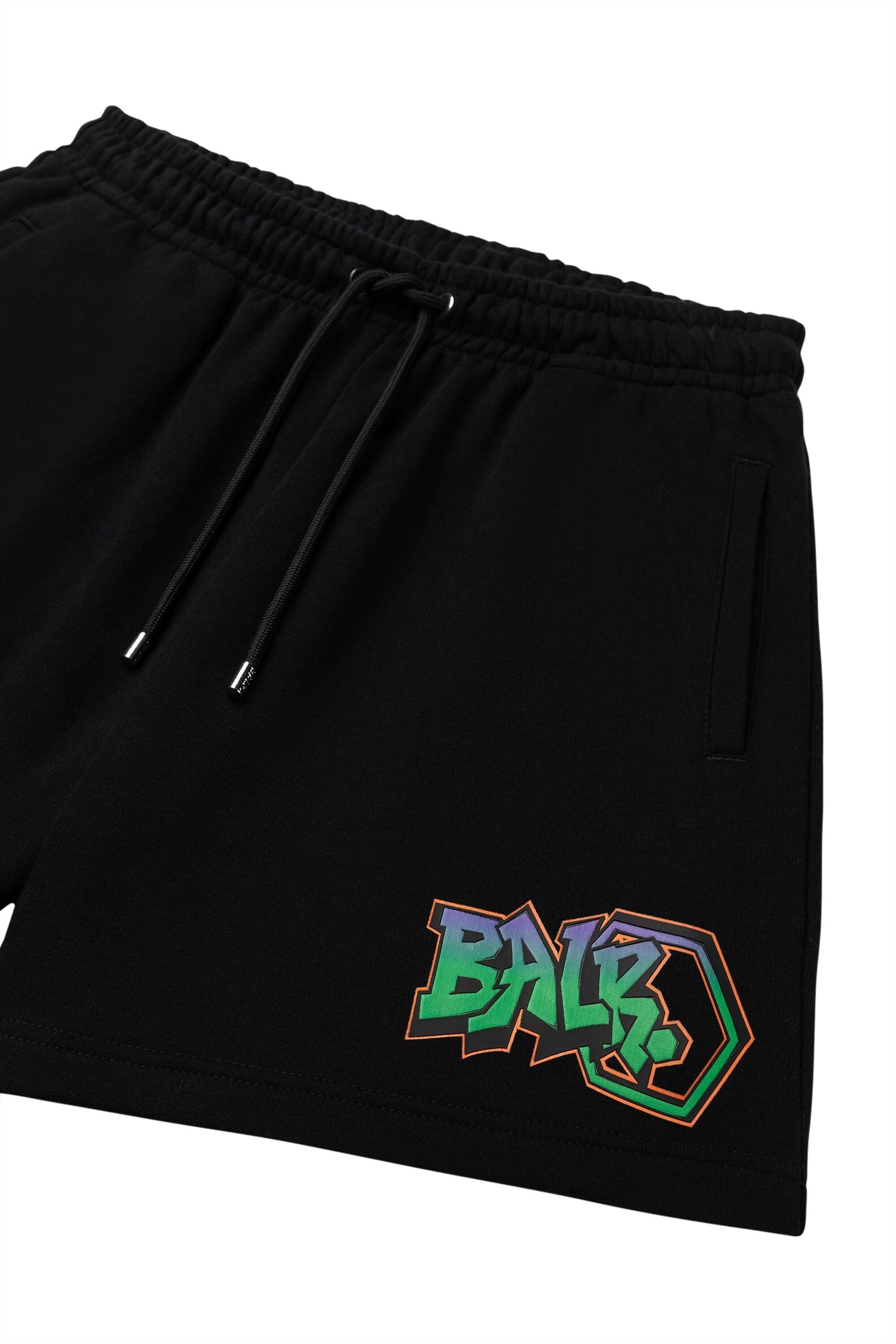 STORM GRAFFITI REGULAR SHORTS JET BLACK 4