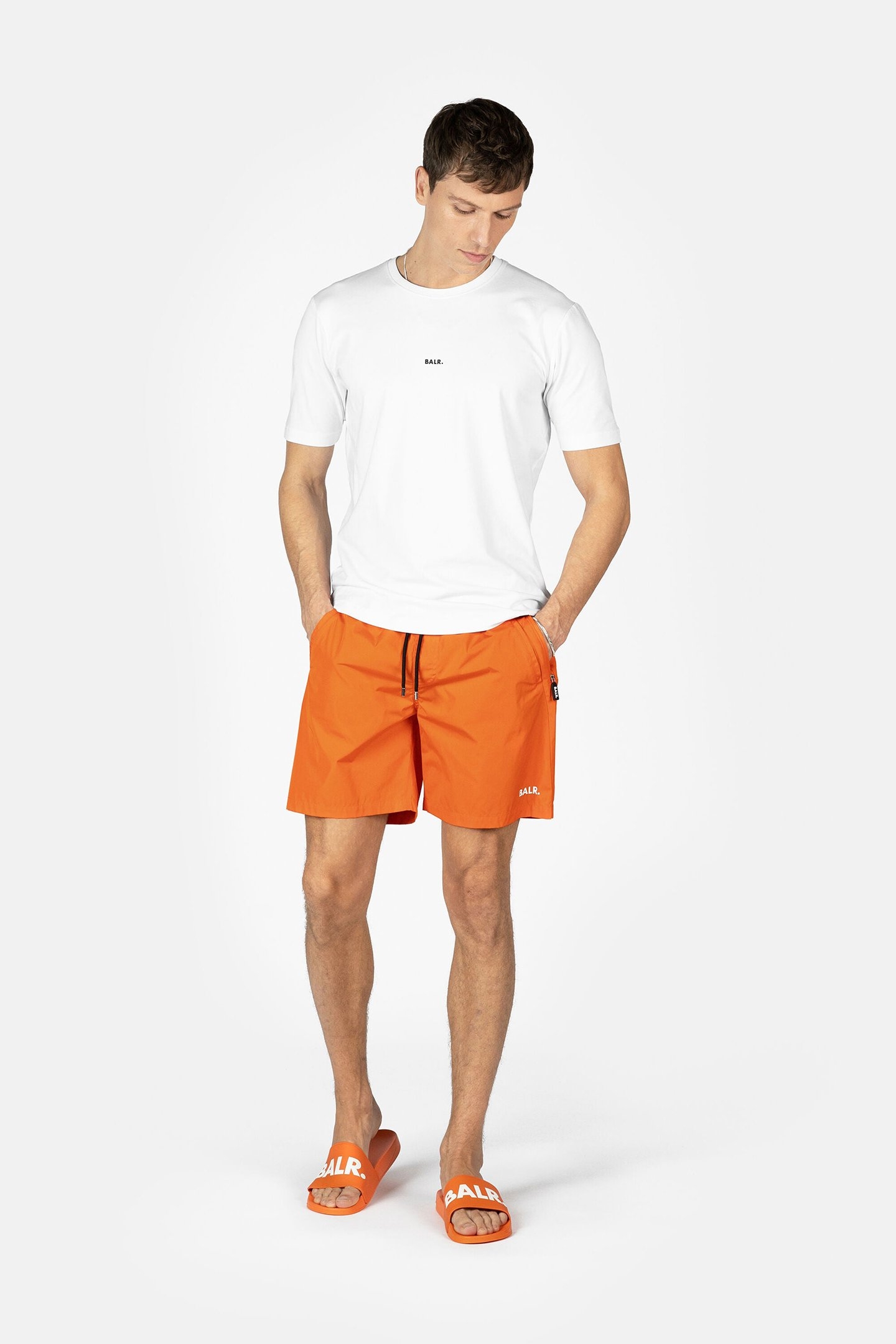 BALR. CLASSIC SWIM SHORTS ORANGE 2