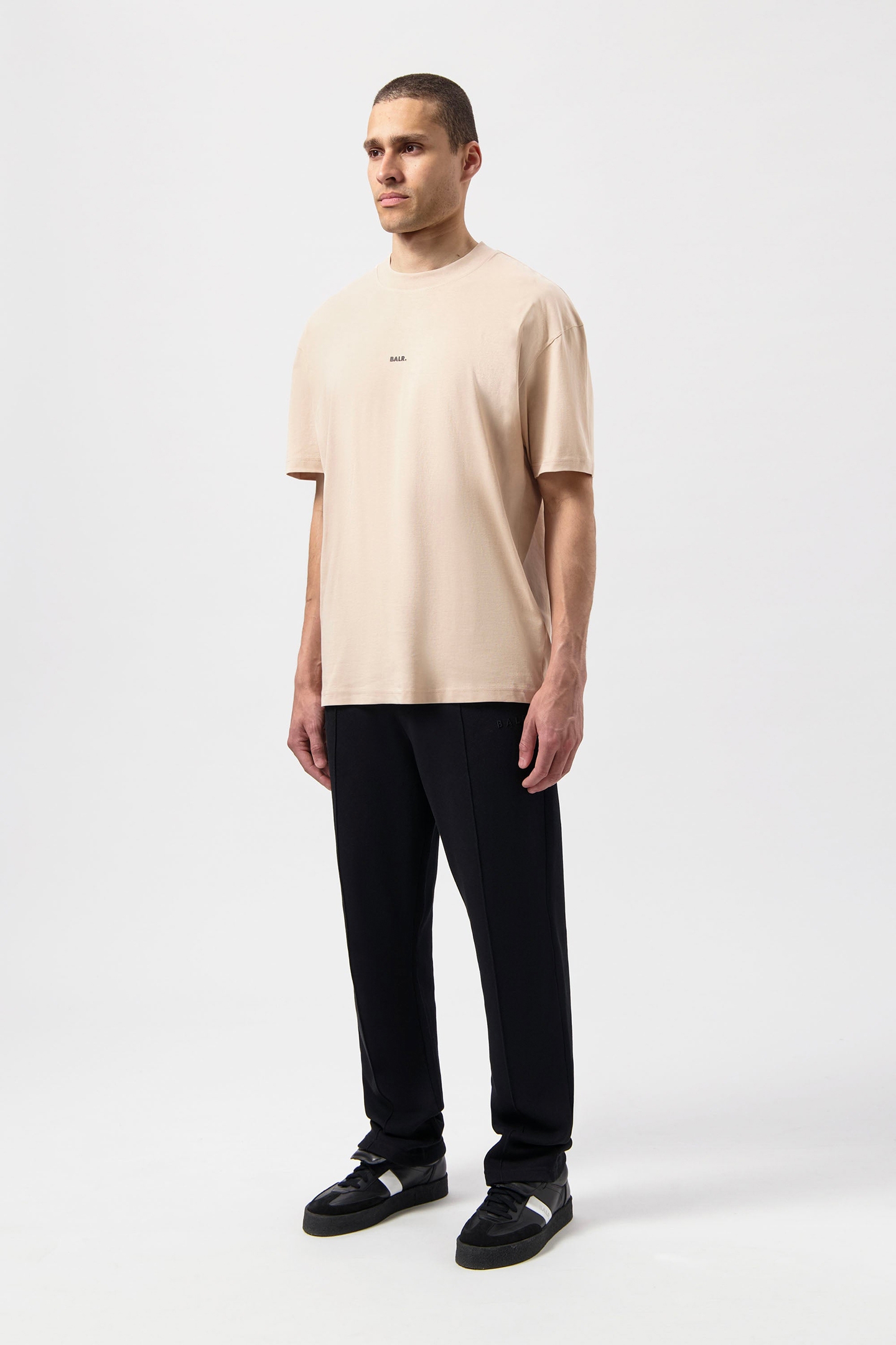 BRAND BOX FIT T-SHIRT SESAME 2