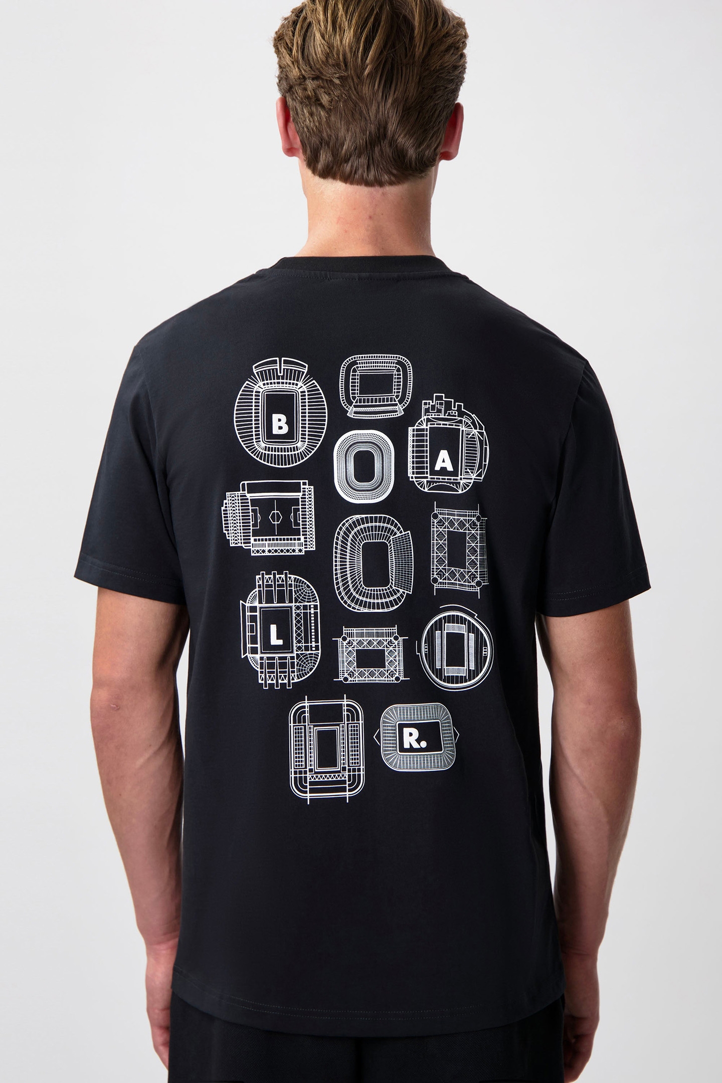 BALR. STADIUM REGULAR FIT T-SHIRT JET BLACK 2