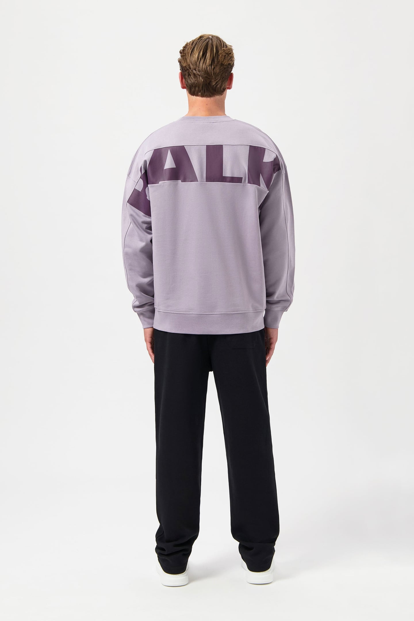 GAME DAY BOX FIT CREWNECK ULTIMATE GRAPE 3