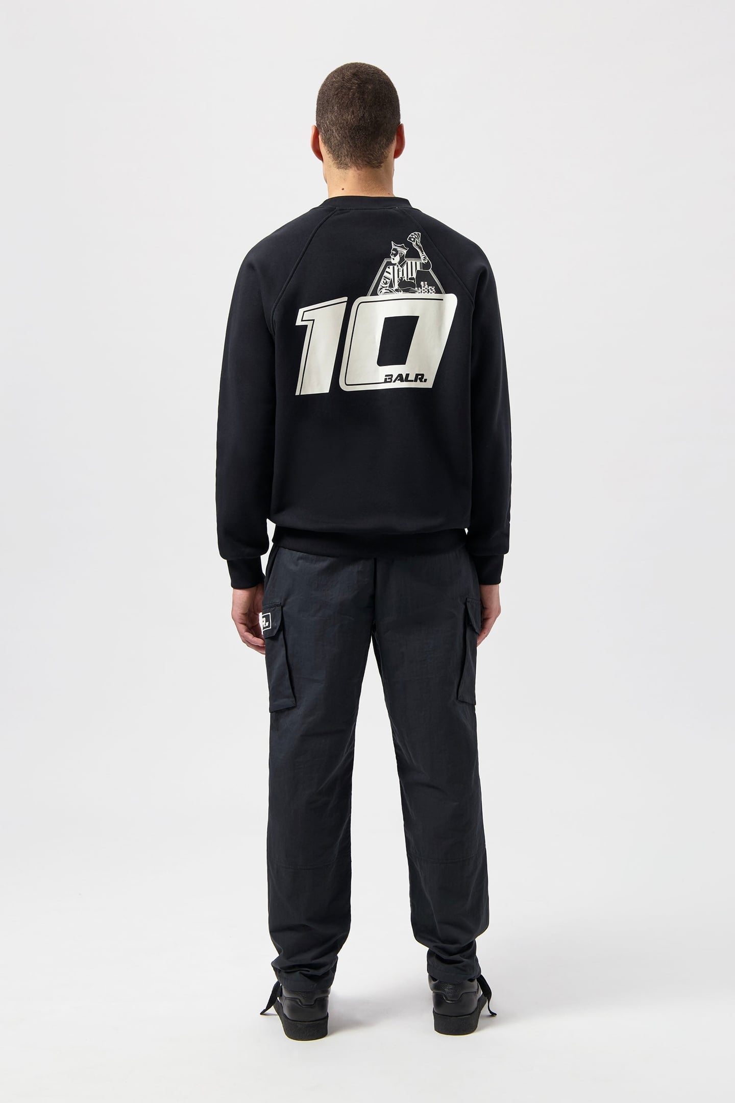 THE CLUB BOX FIT CREWNECK JET BLACK 4