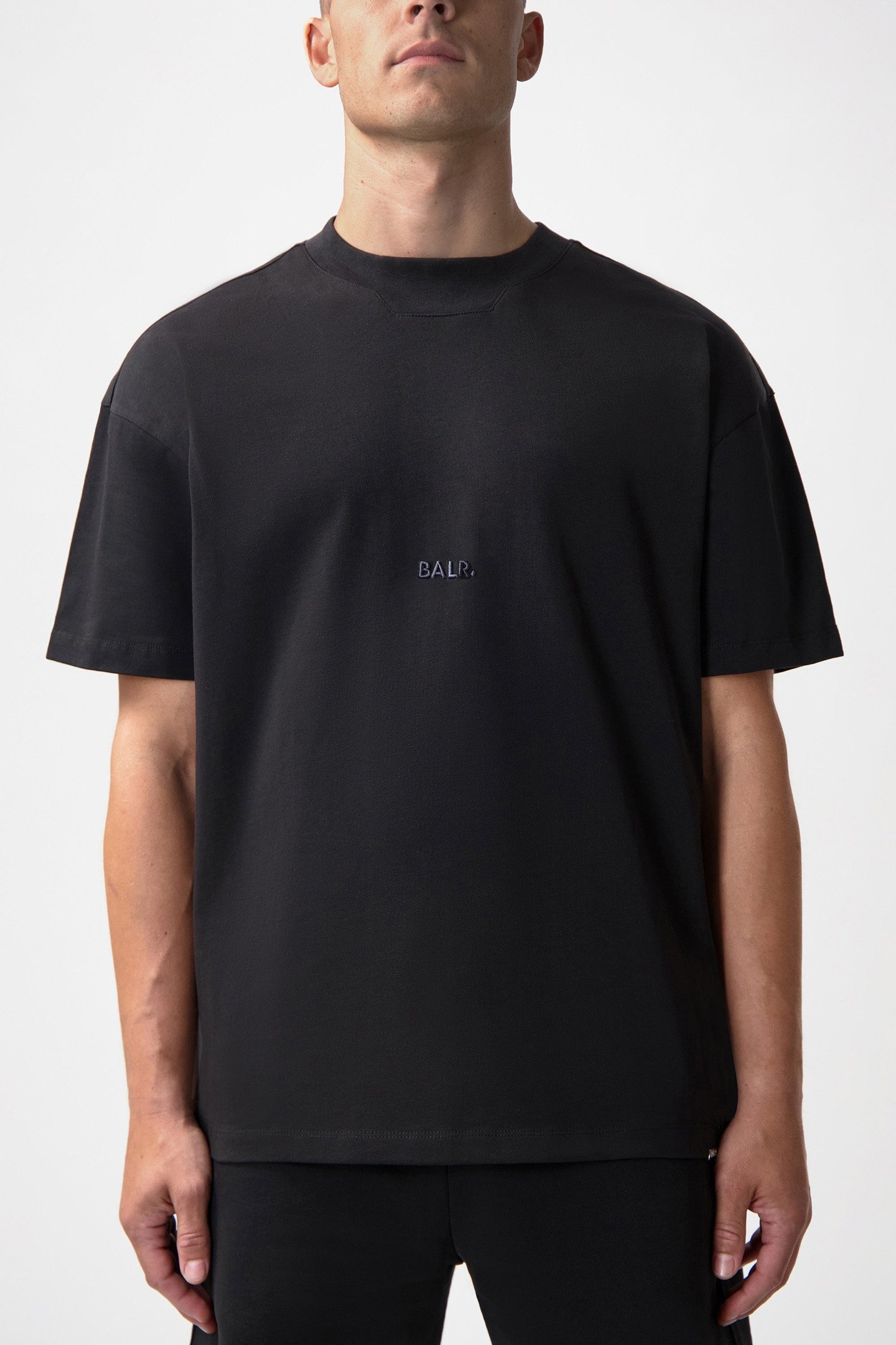 LOGO BOX T-SHIRT JET BLACK 1