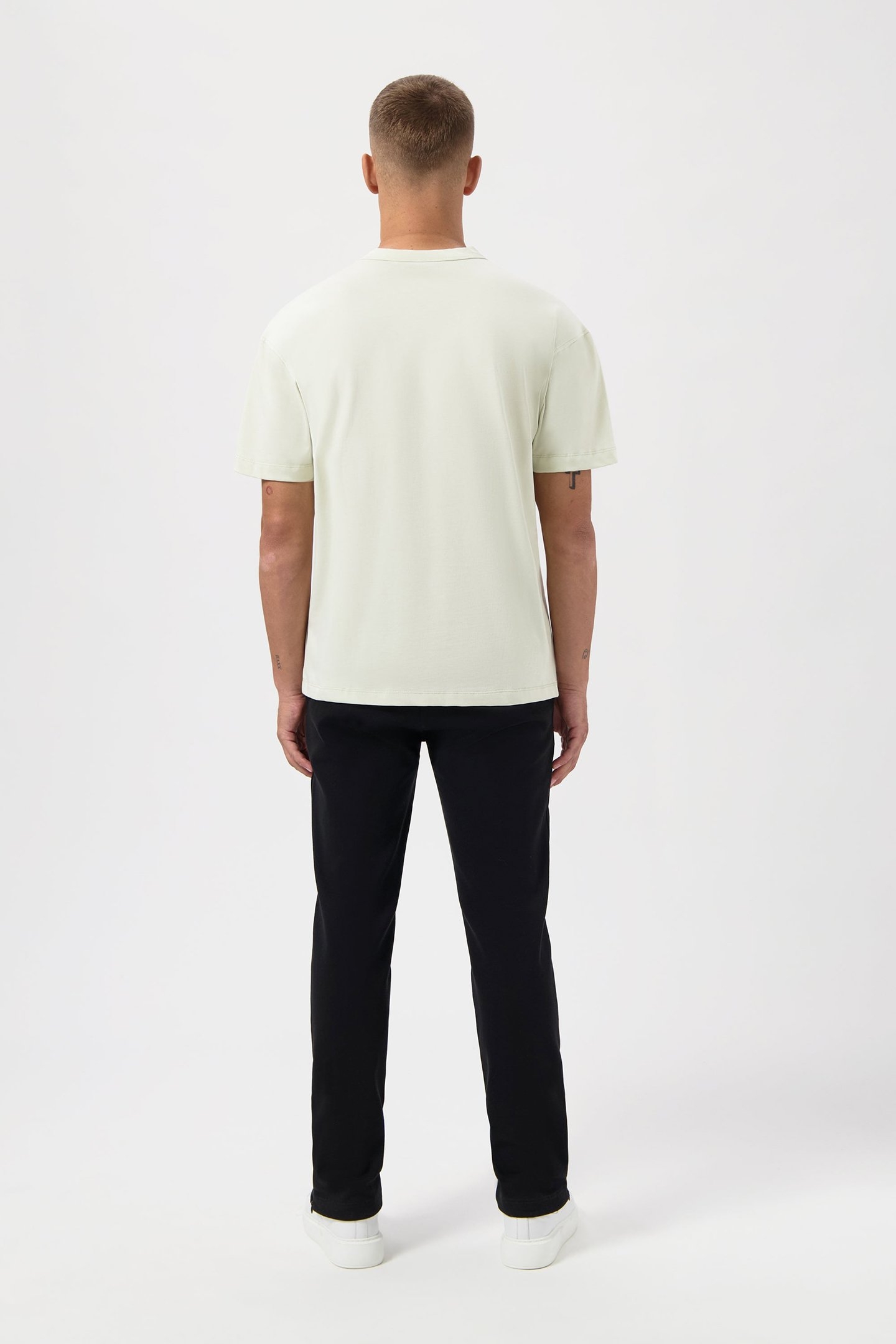 METALLIC BOX T-SHIRT LIGHT BEIGE 3