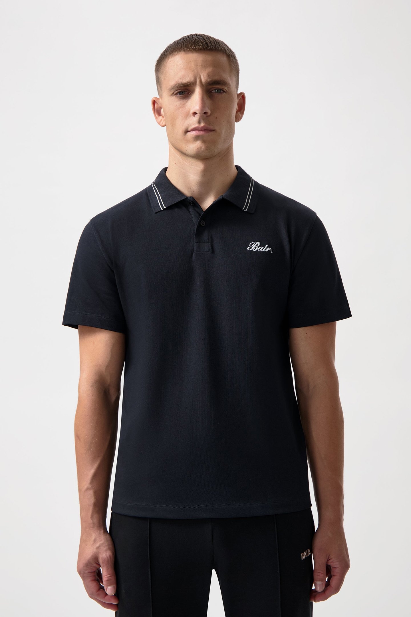 TAPE POLO JET BLACK 1