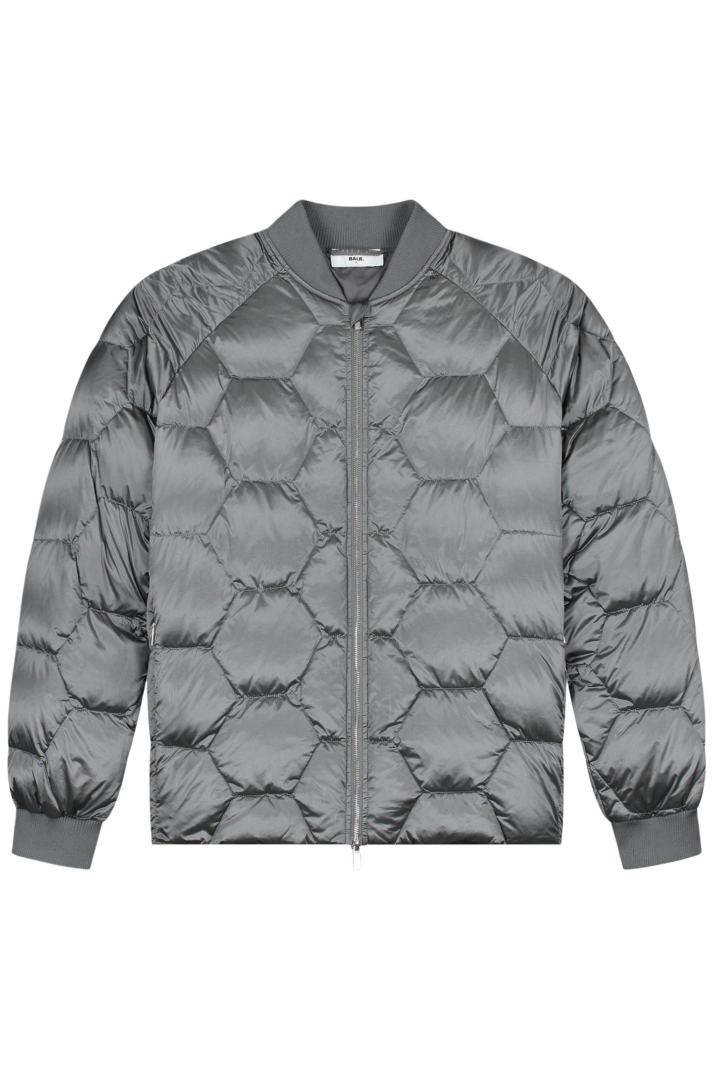 CHRIS QUILTED JACKET DARK CHROME 3