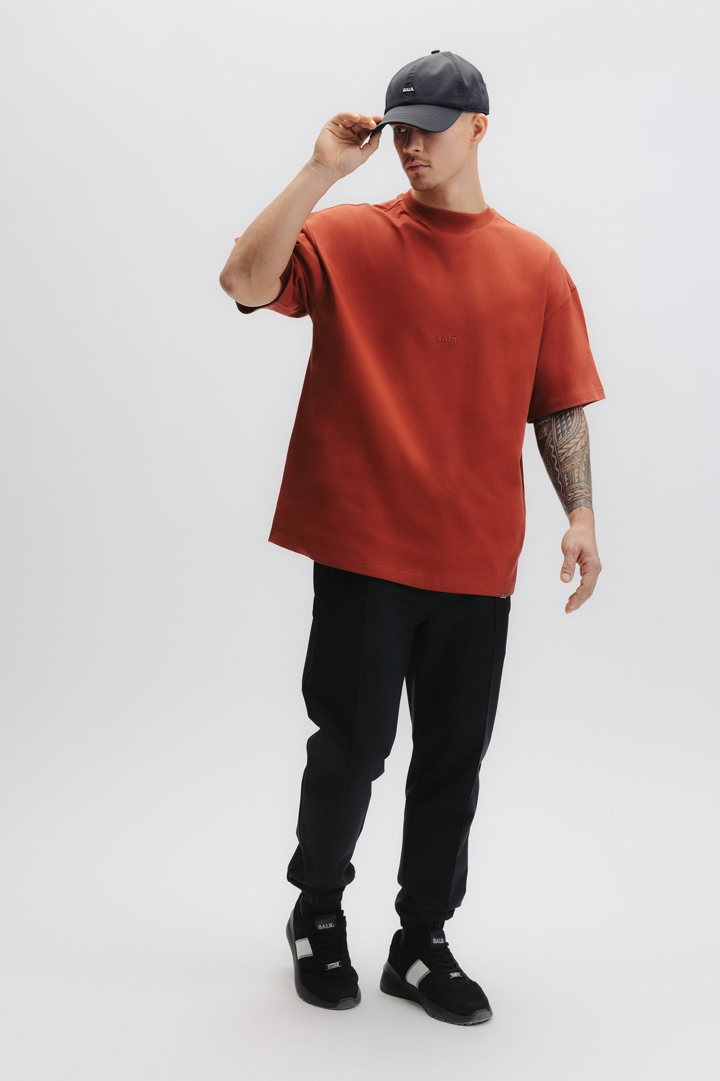 LOGO BOX T-SHIRT BURNT RED 6