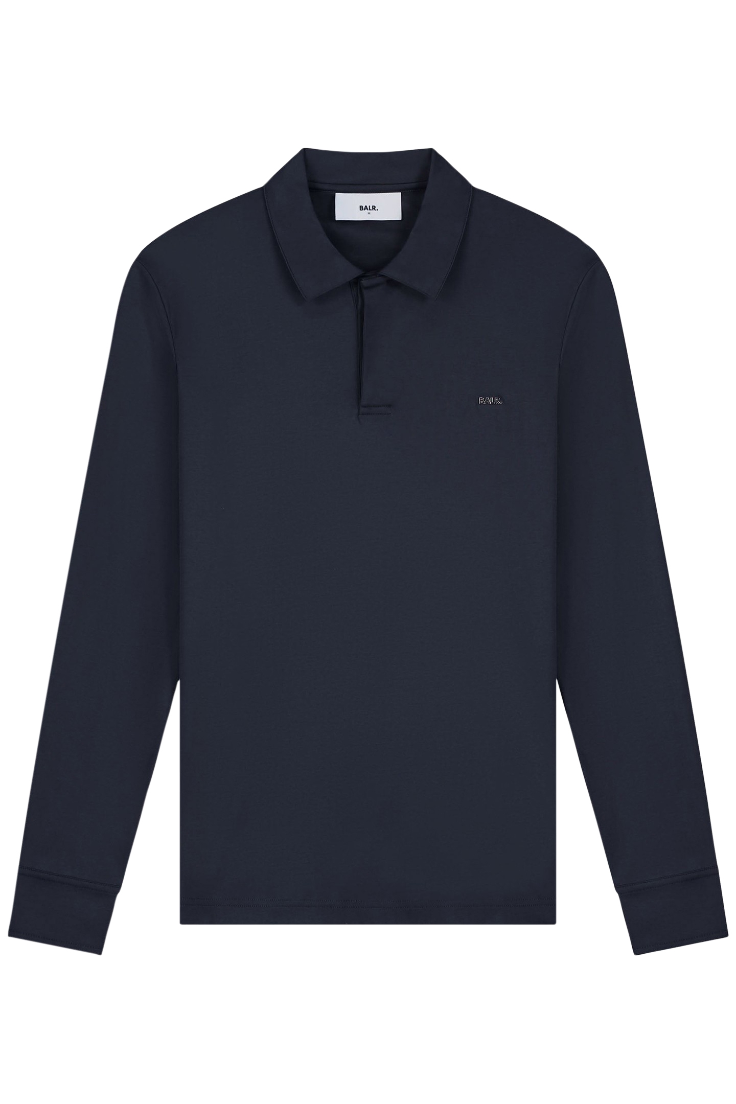 QXI SLIM L/S POLO EBONY BLUE 3