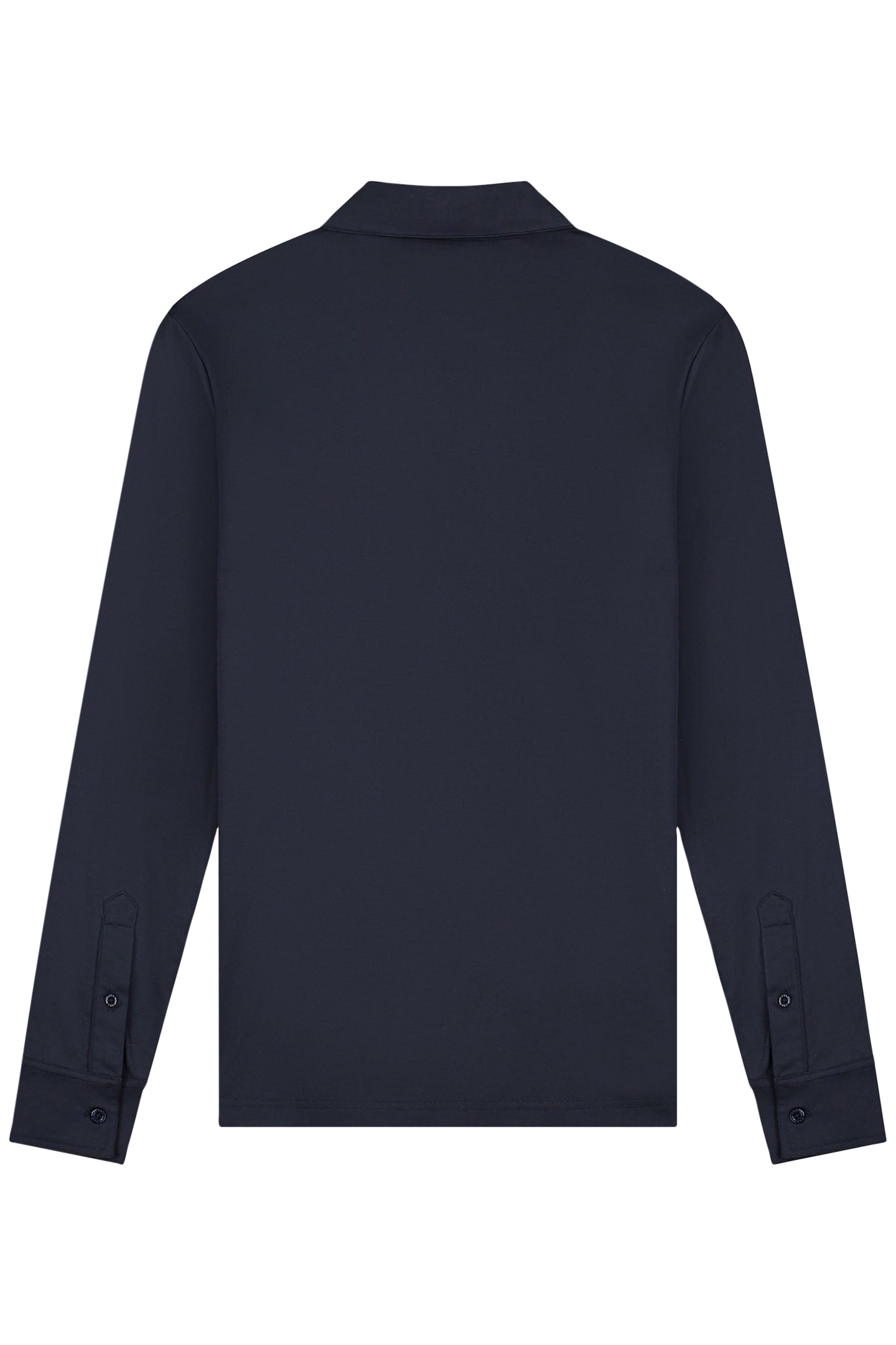 QXI SLIM L/S POLO EBONY BLUE 4