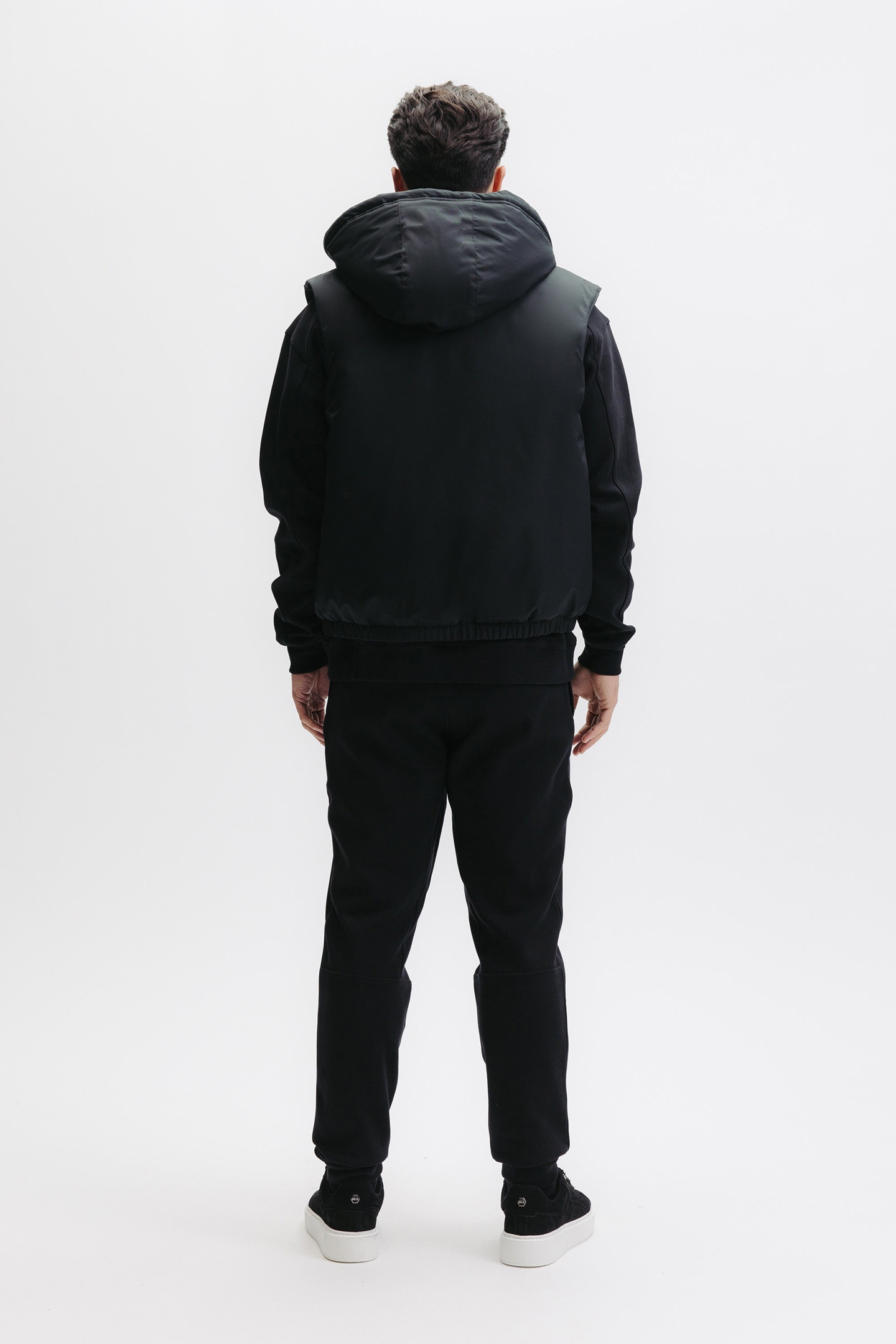 Q SERIES HOODED BODYWARMER JET BLACK 2