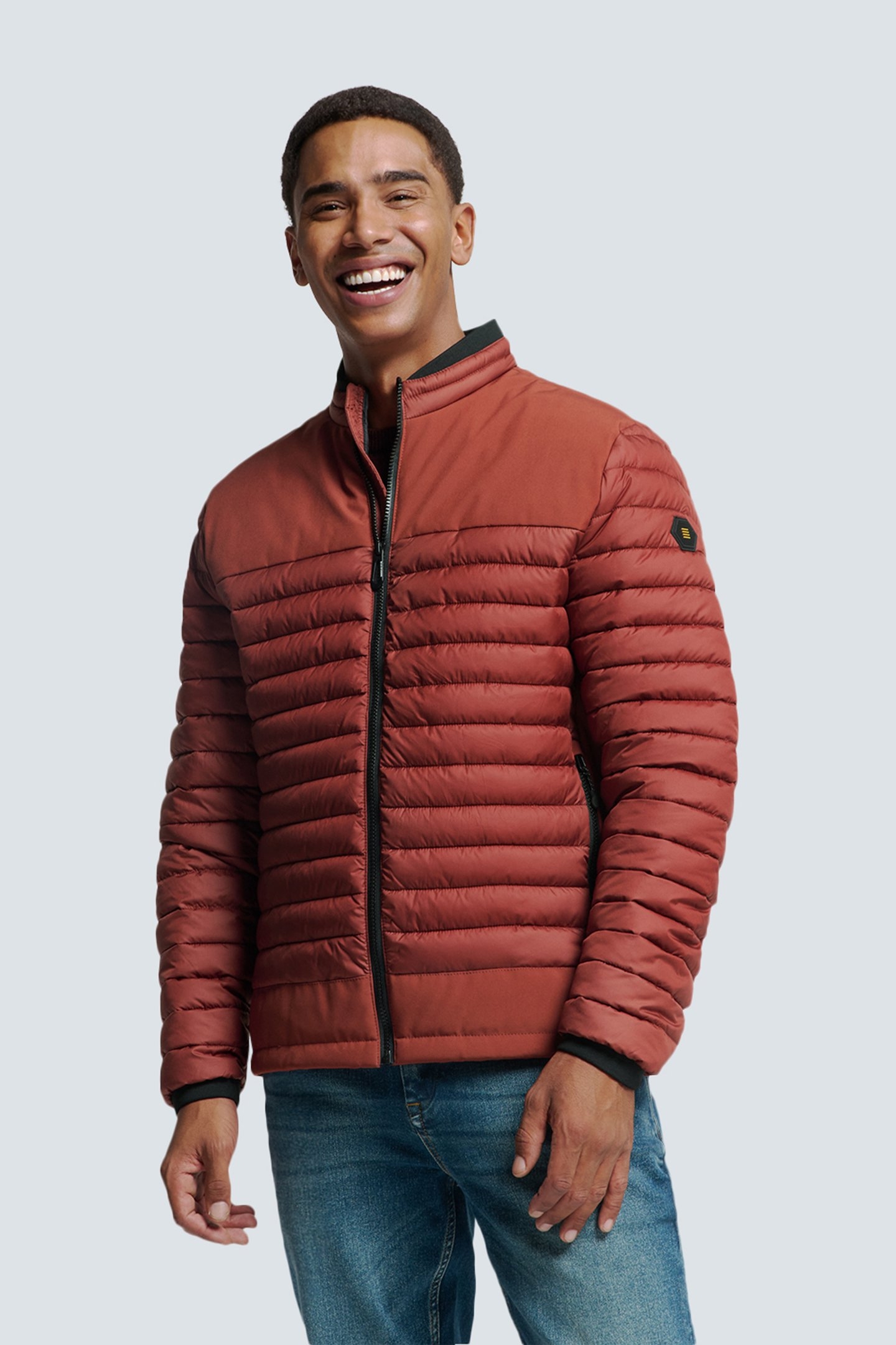 JACKET SHORT FIT PADDED RUSTY 1