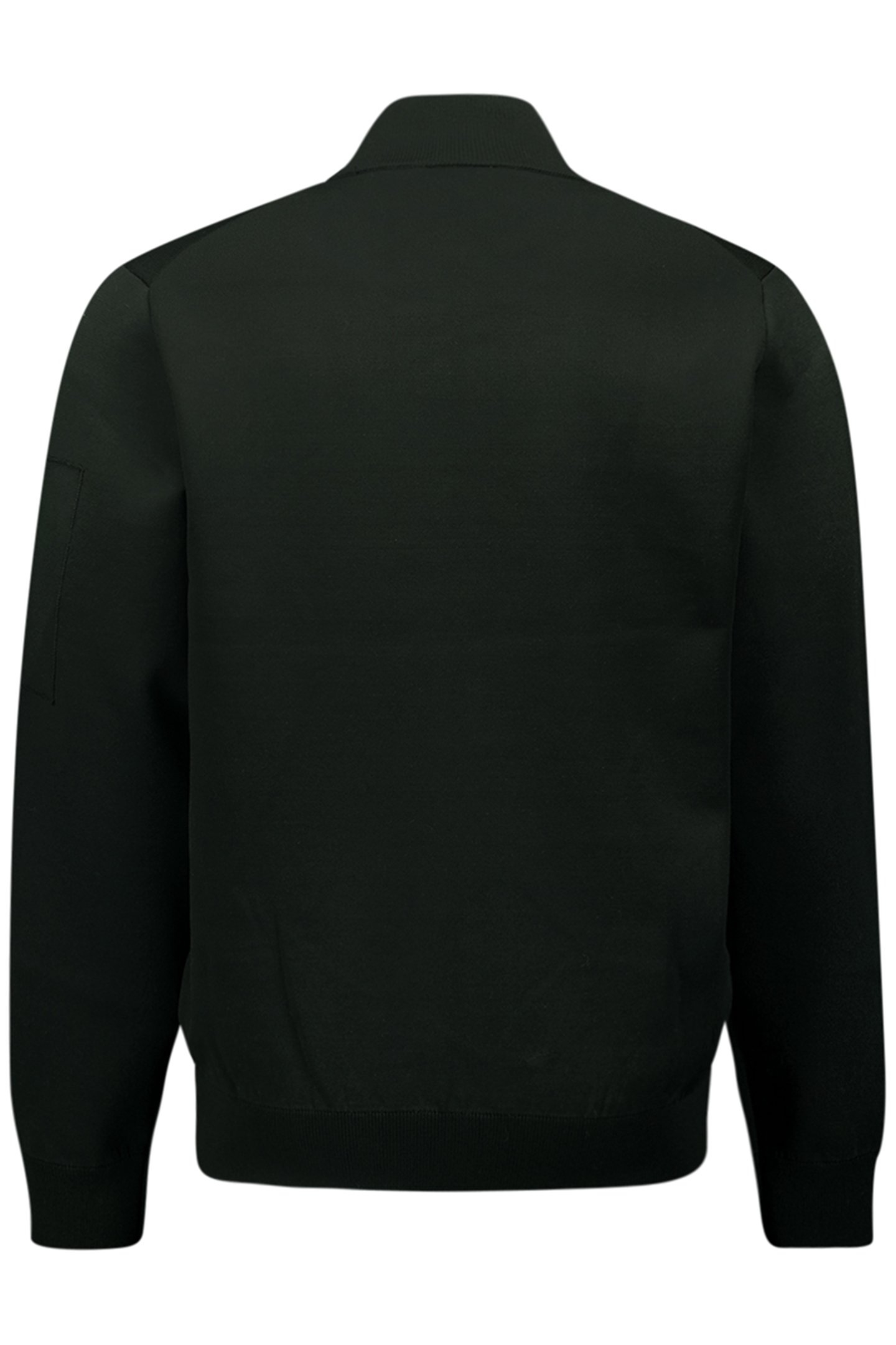 CARDIGAN 2 COLOUR DOUBLE KNIT BLACK 2