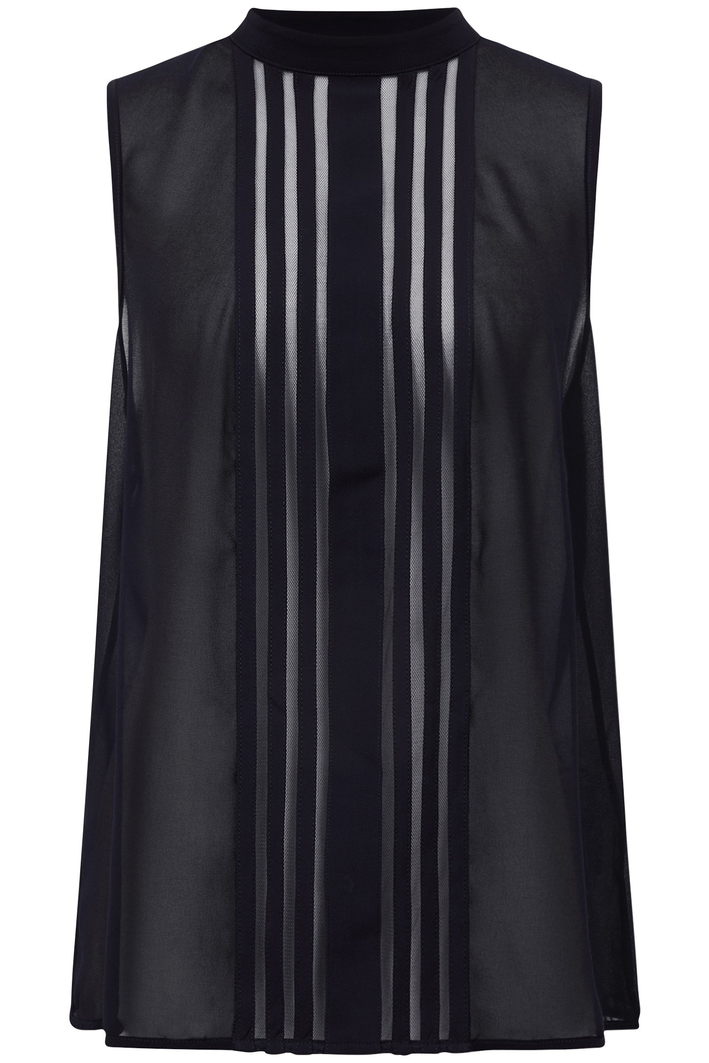 EMERY-SHEER STRIPE PANEL NAVY 4