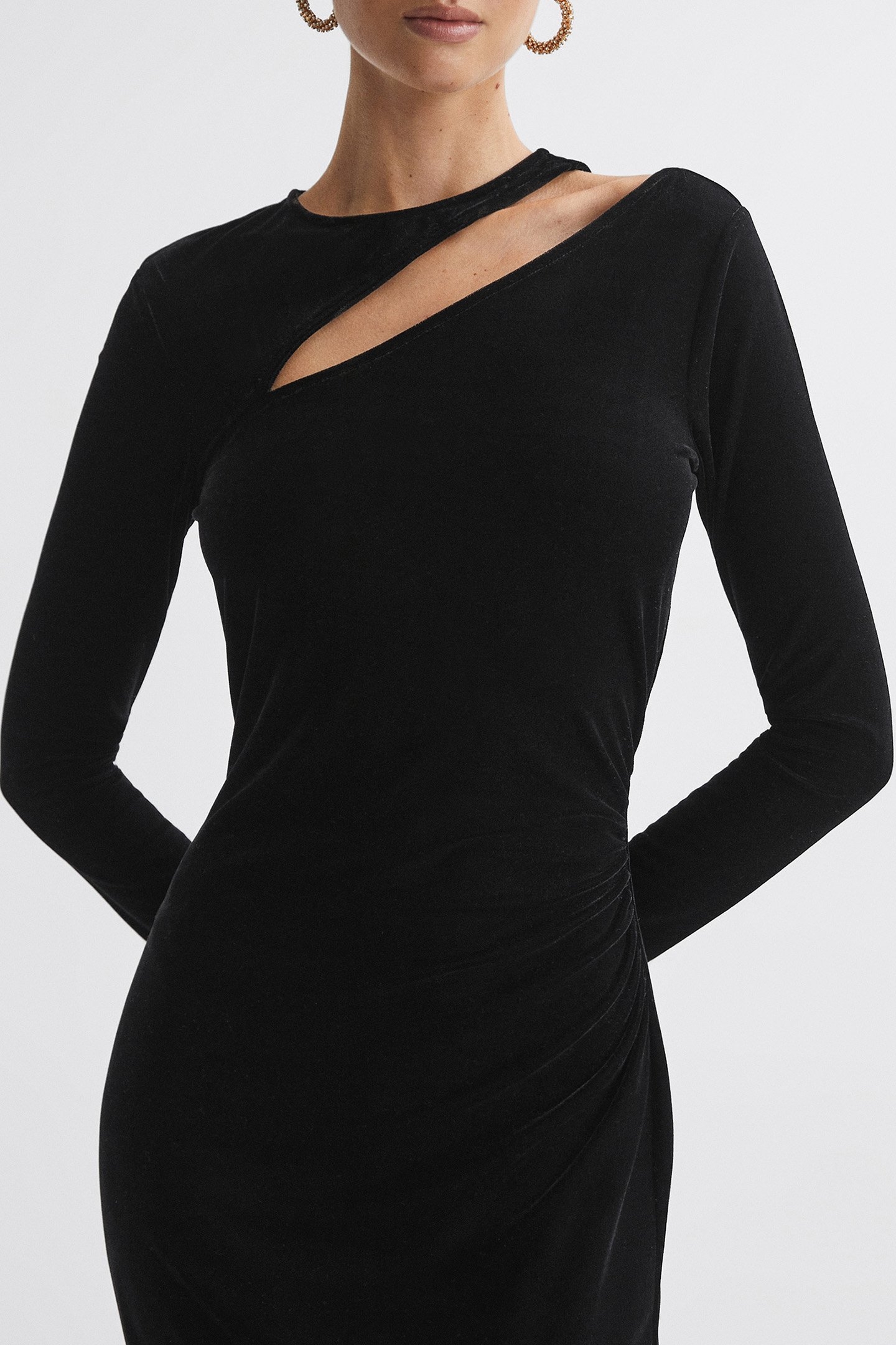 VELVET LS BODYCON BLACK 4