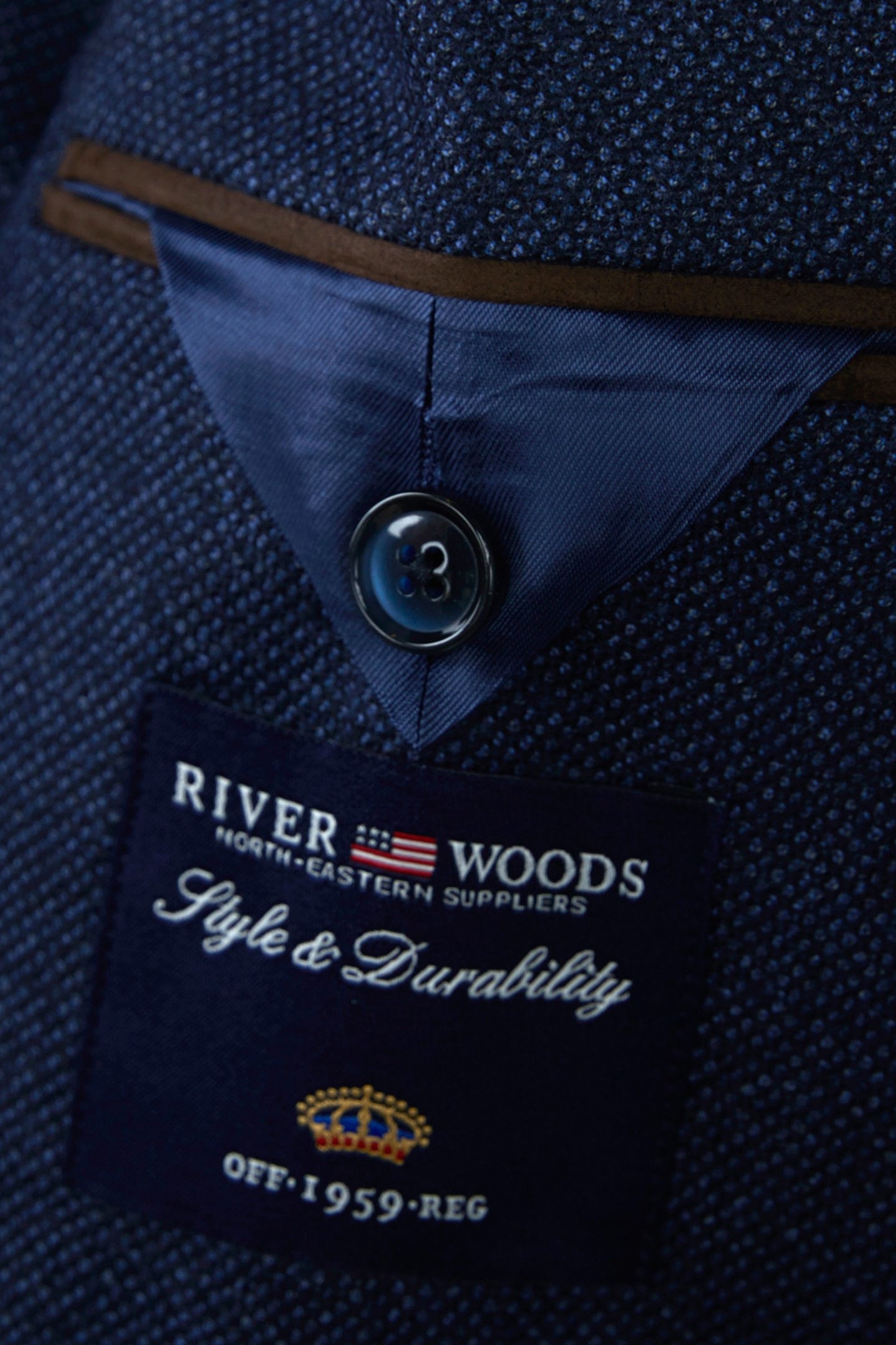 2 BTN ROUND PKT BLAZER BLUE 3