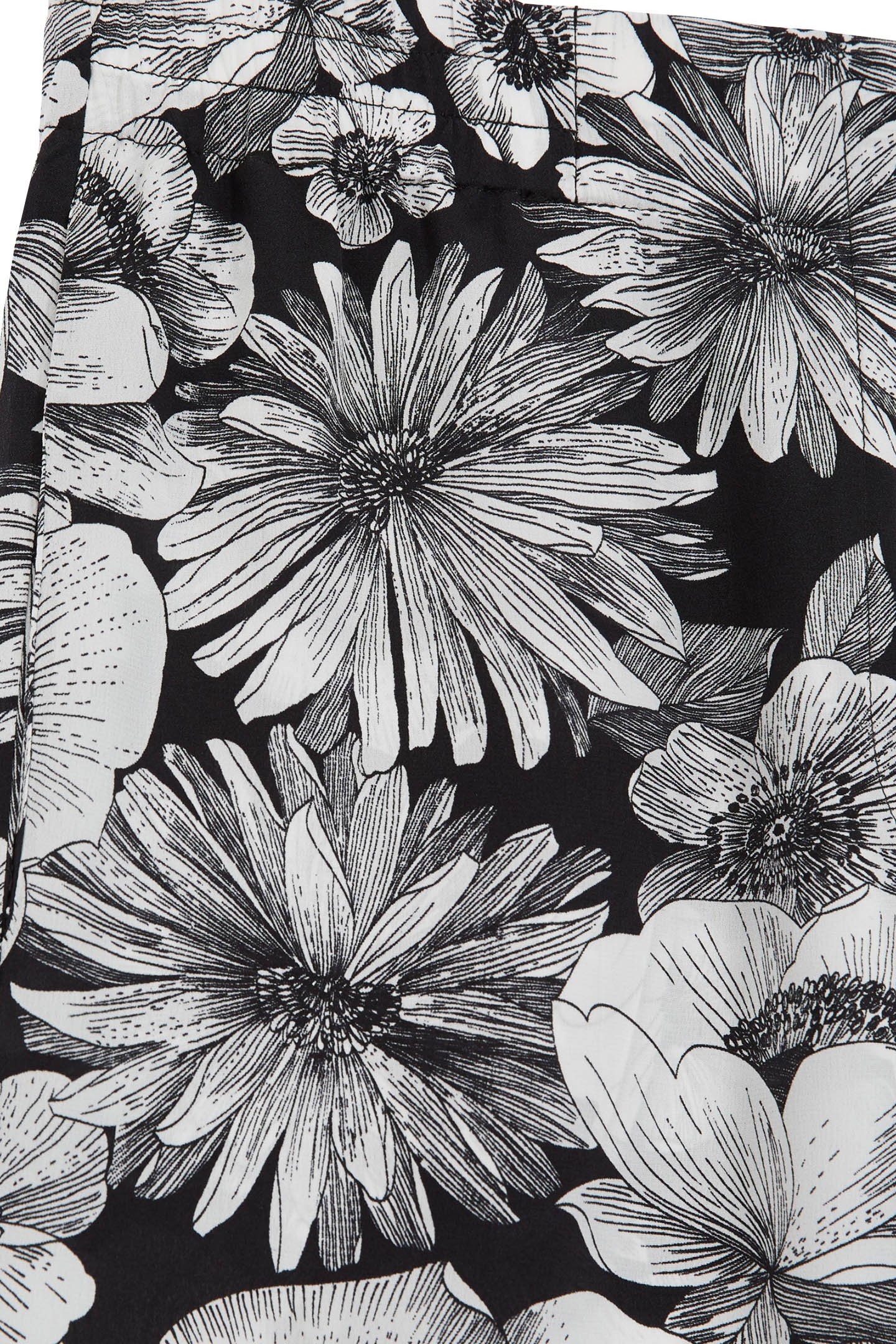 PANTALON ROMANTIC GARDEN BLACK WHITE 6