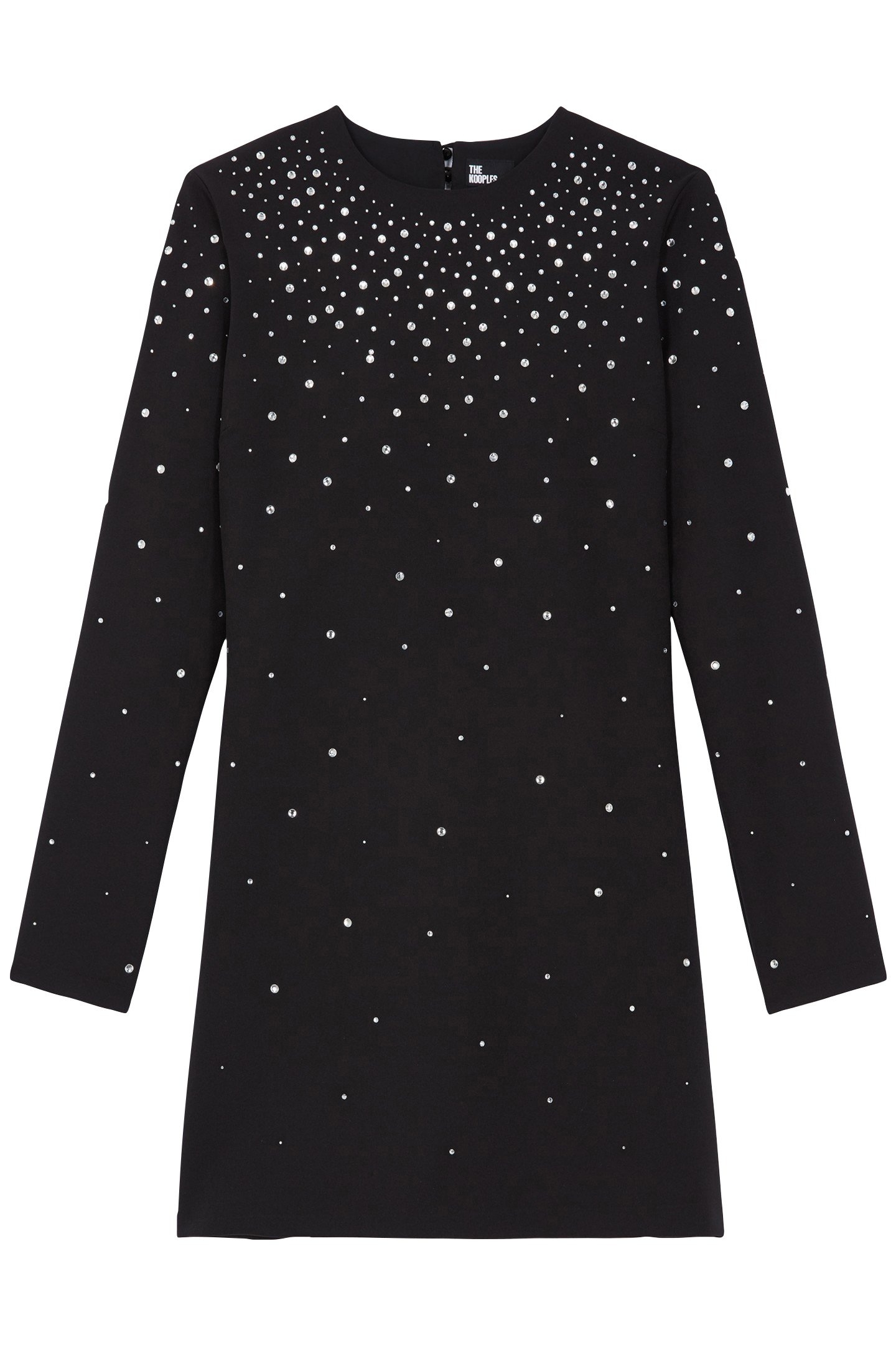 SHORT DRESS WITH LONG SLEEVES BLACK 1