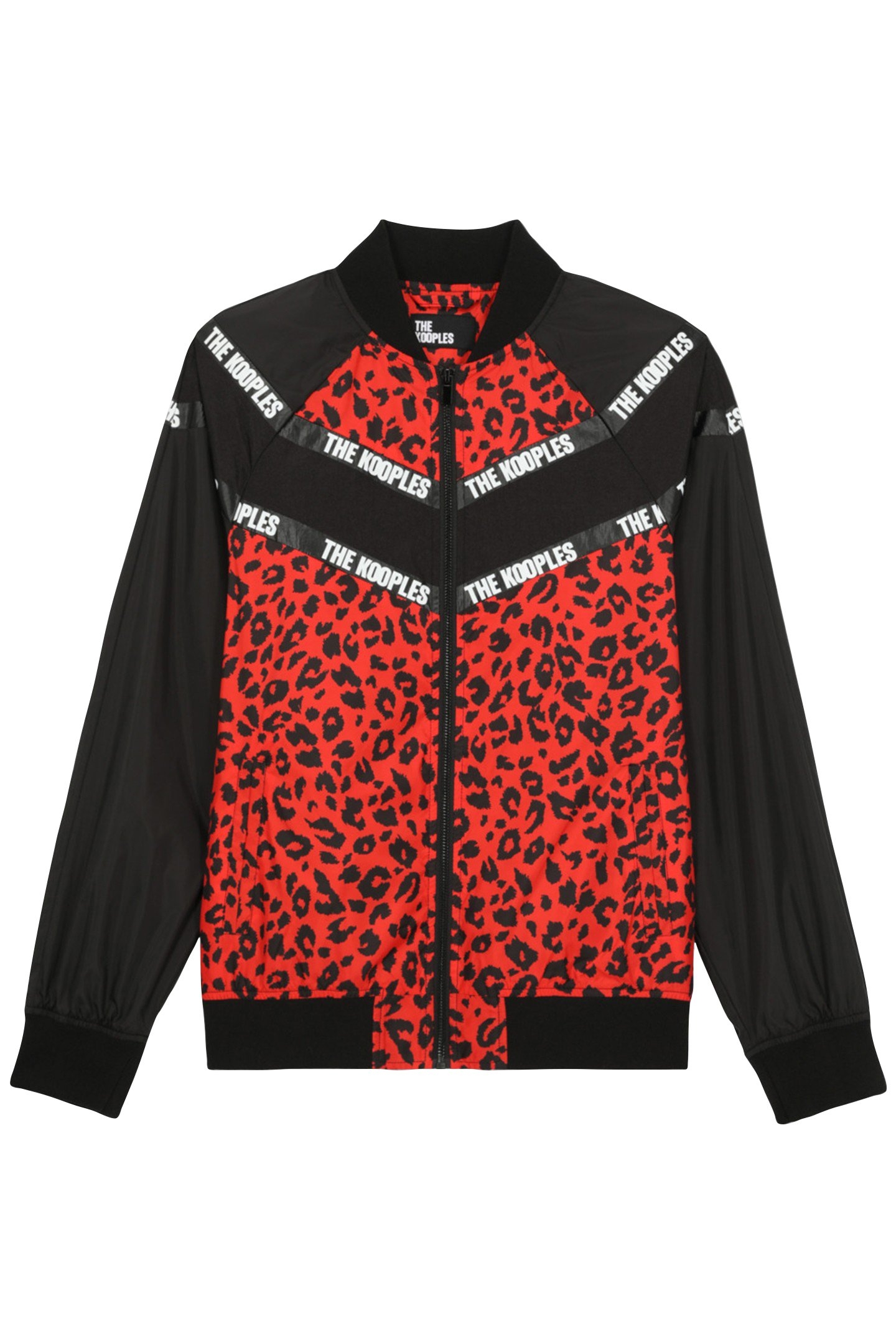 ORANGE POP LEO PRINT TECHNICAL JACKET 1
