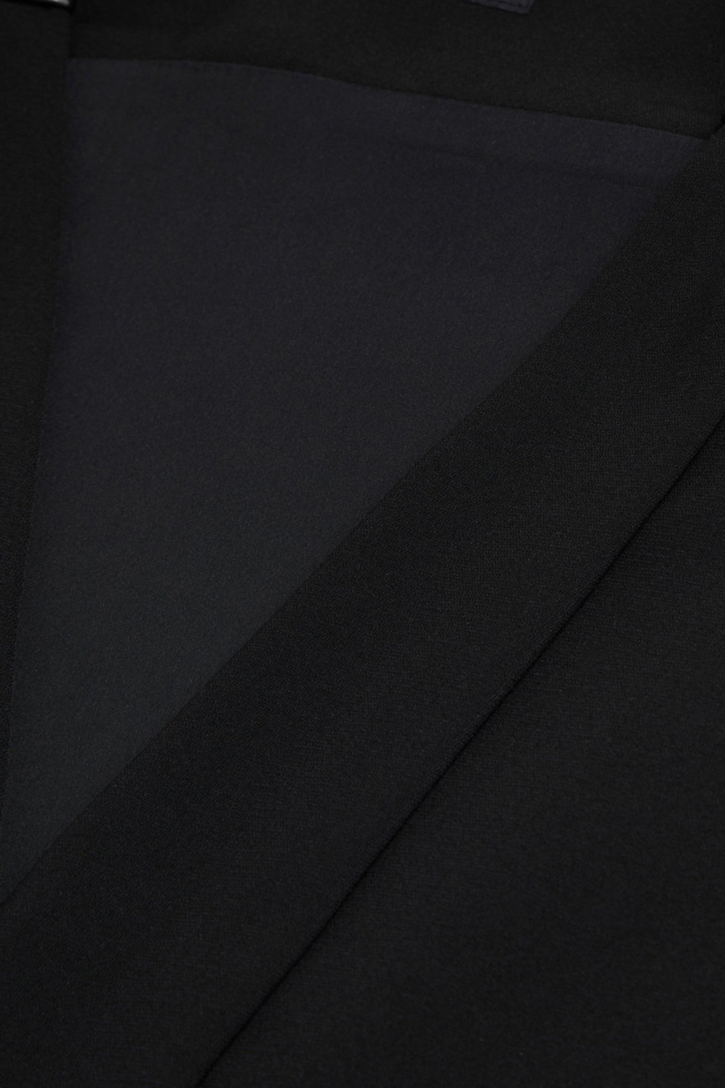 SHORT DRESS WITH LEATHER PIPING BLACK 7