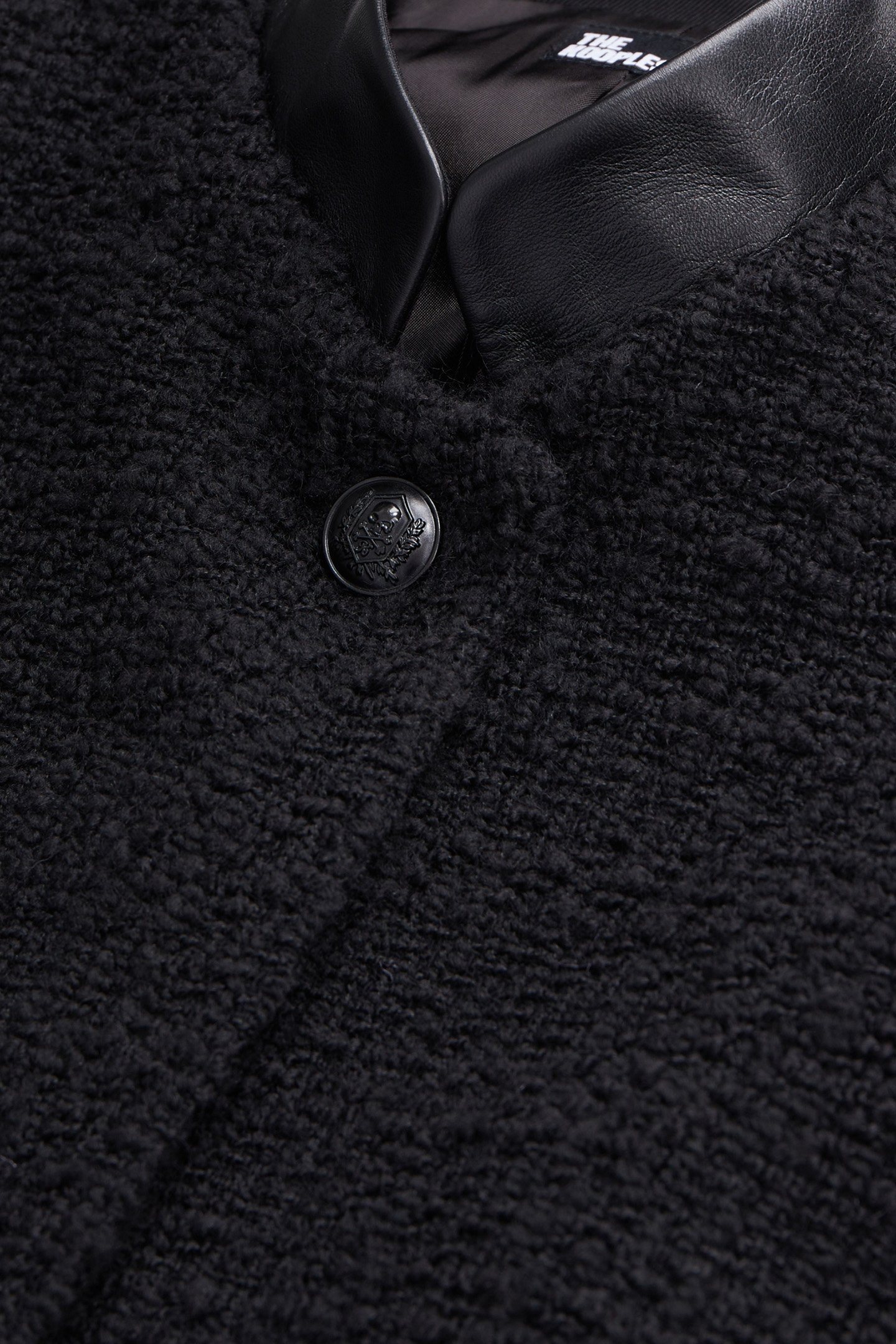 SHORT JACKET WITH OFFICE COLLAR BLACK 5