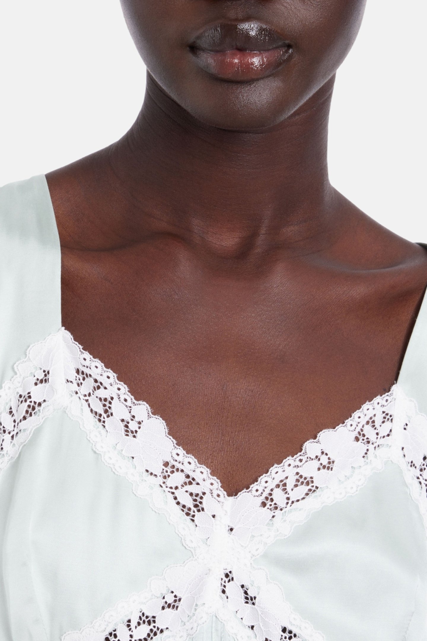 MC LONG DRESS WITH LACE TOP OCEAN 6